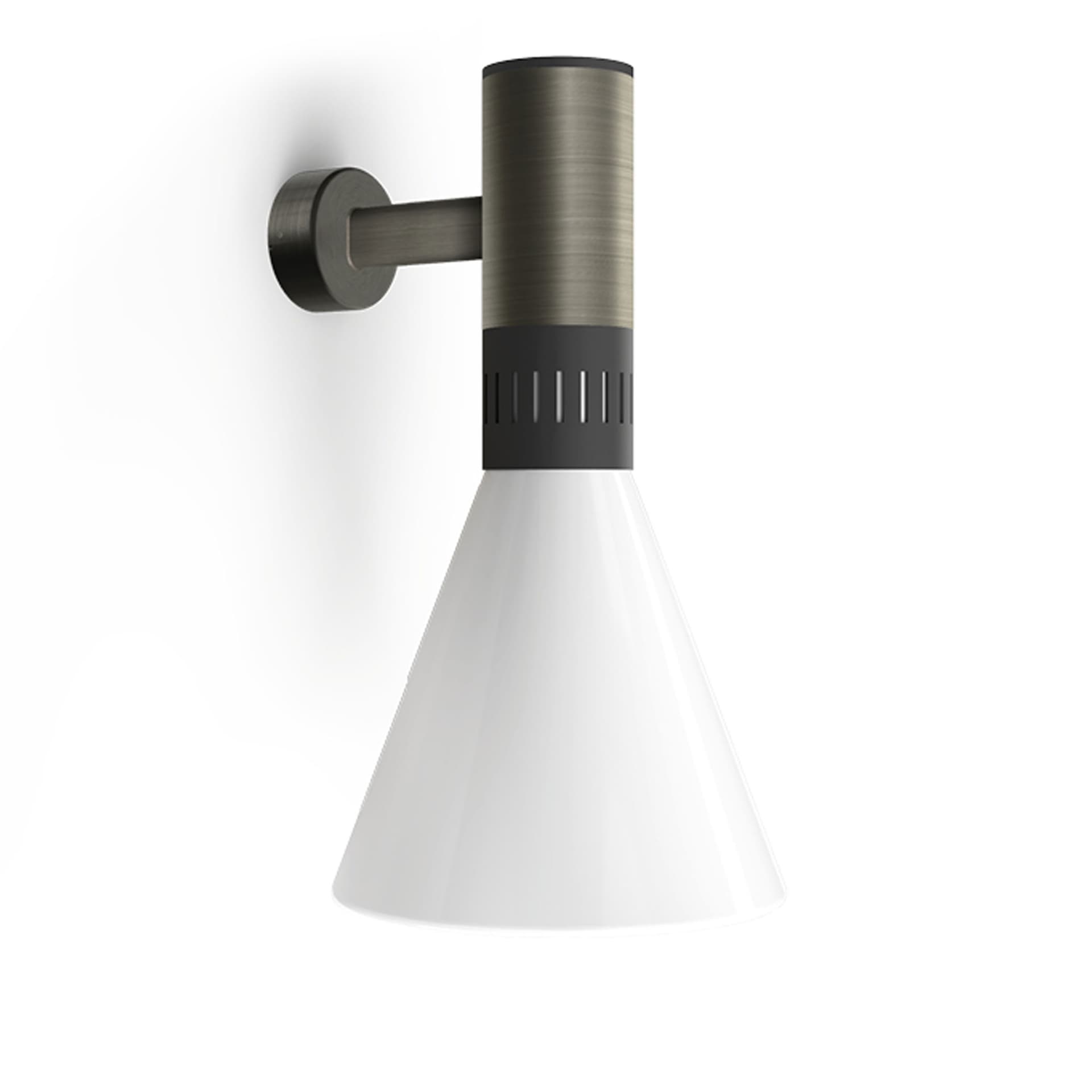 Stilnovo - Cono Phase-Cut vegglampe satin black nickel - Vegglamper - Stilnovo - Svart