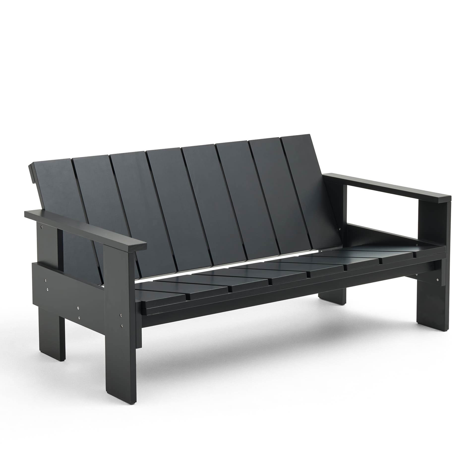 HAY - Crate Lounge Sofa - Black - Utendørs sofaer - Gerrit Rietveld - Tre