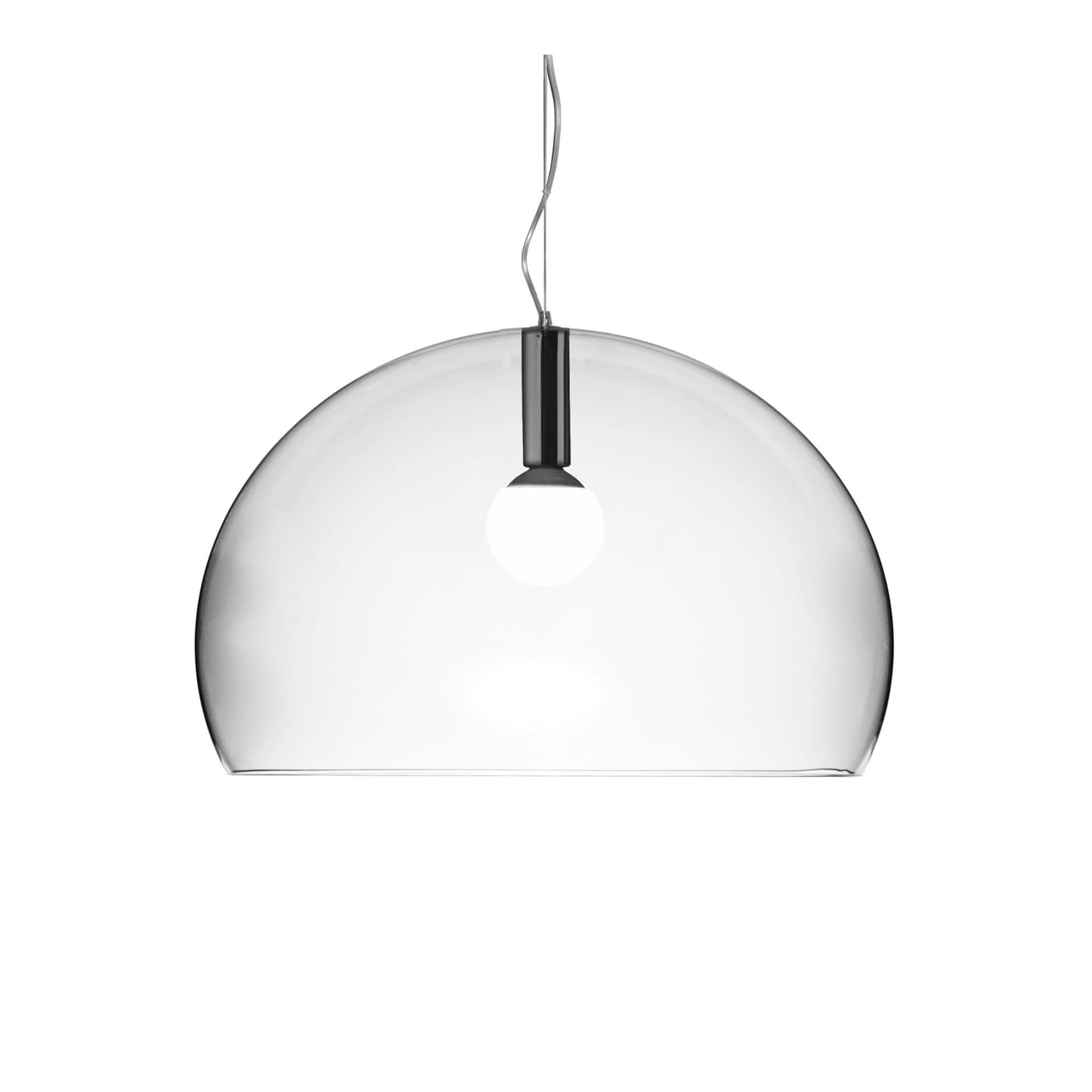 Kartell - Big FL/Y Suspension - Transparent - Pendellamper - Ferruccio Laviani - Gjennomsiktig