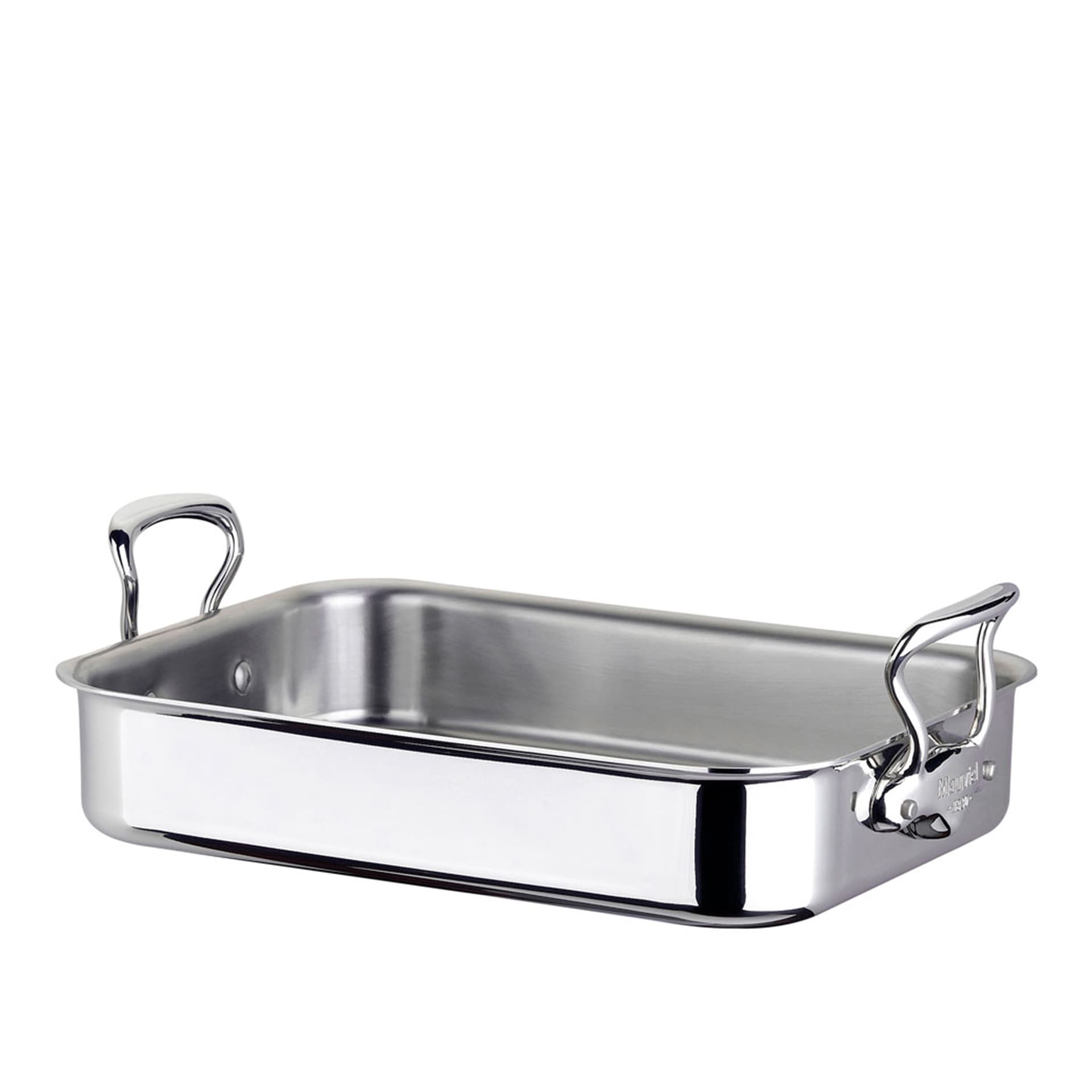 Mauviel - Roasting Pan Cook Style Steel - 40 x 30 x 8,5 cm - Ovnsformer - Sølv