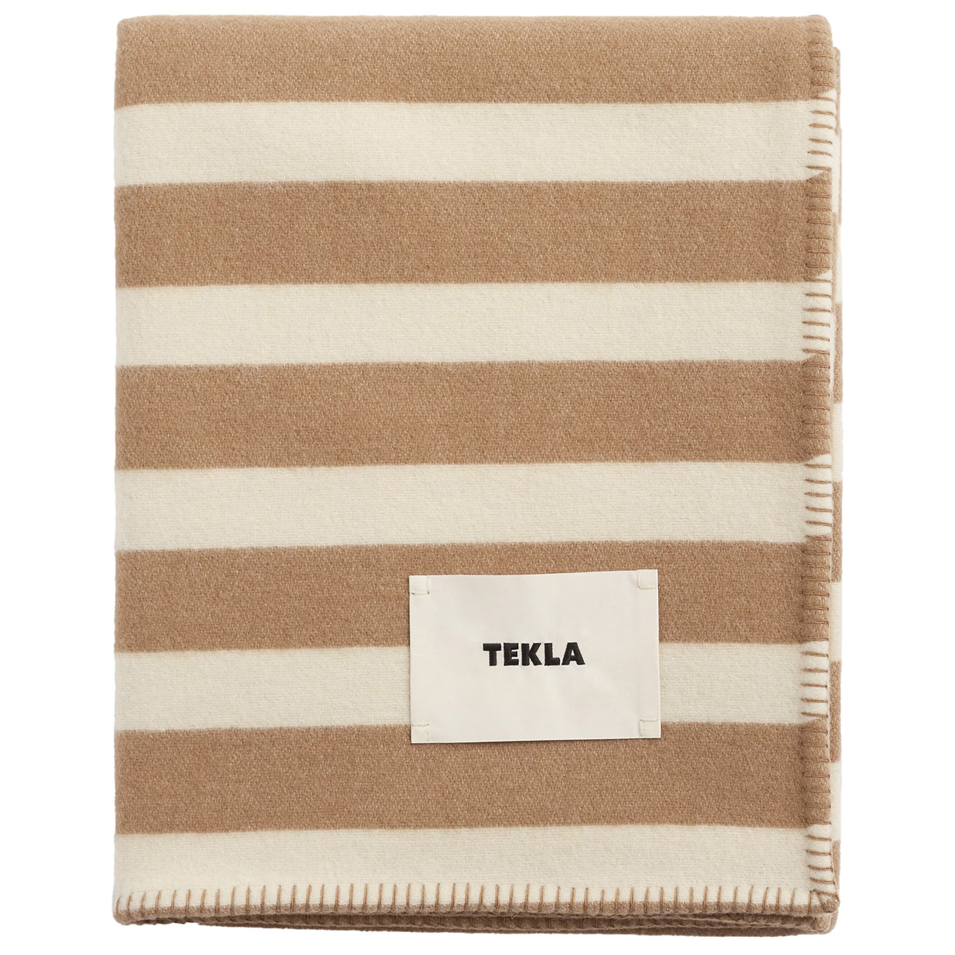 Tekla - Blanket Stripes Hereford Stripes - Pledd og tepper - Brun - Bomull