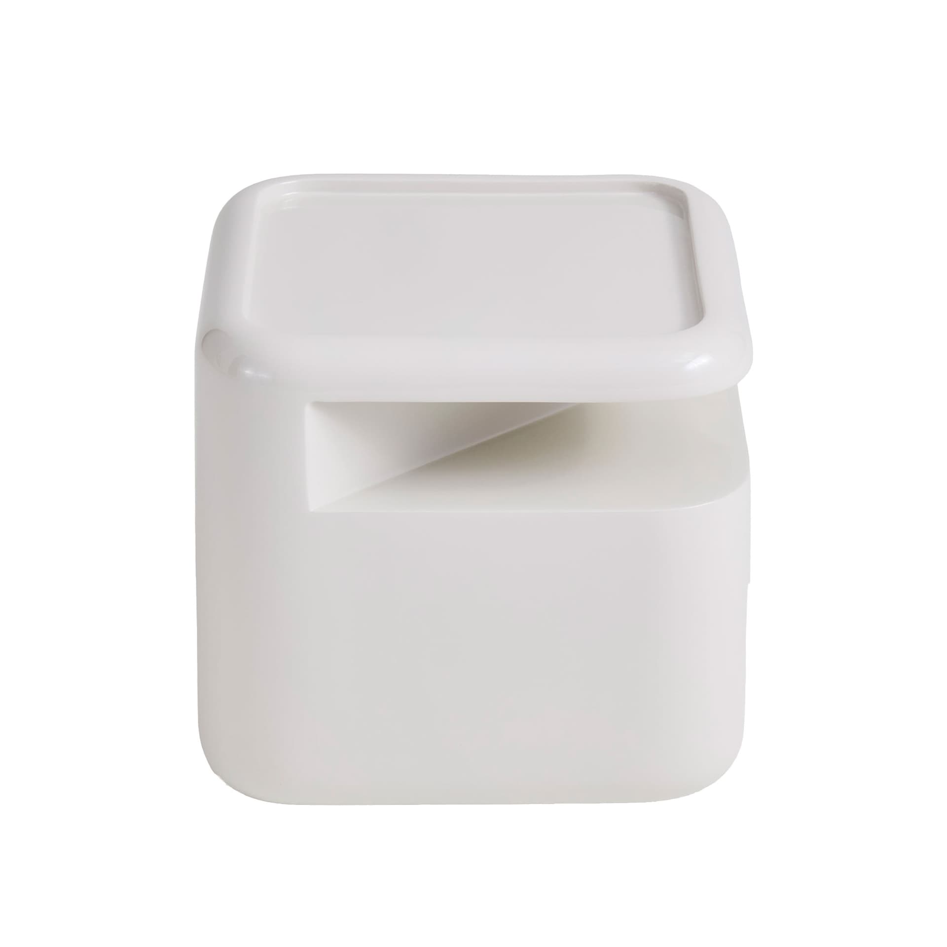 NOGA - Square Module Table With Shelf White - Sofabord - Willo Perron - Hvit - Plast
