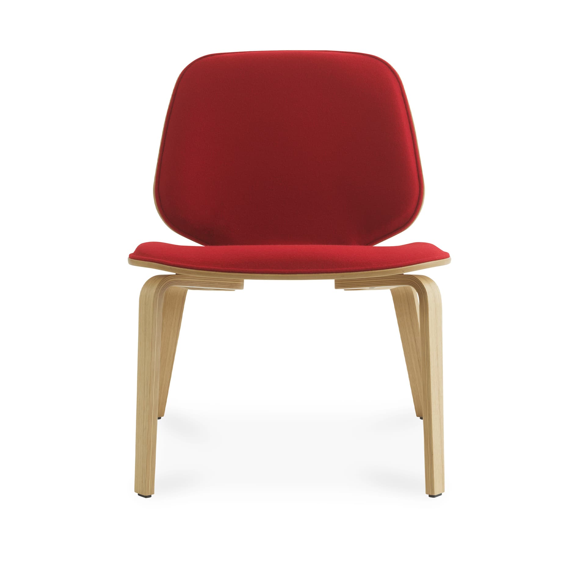 Normann Copenhagen - My Chair Lounge Front Upholstery Wood Group 2 Synergy LDS86 - Lenestoler - Nicholai Wiig Hansen - Tre/Tekstilmateriale/Plast