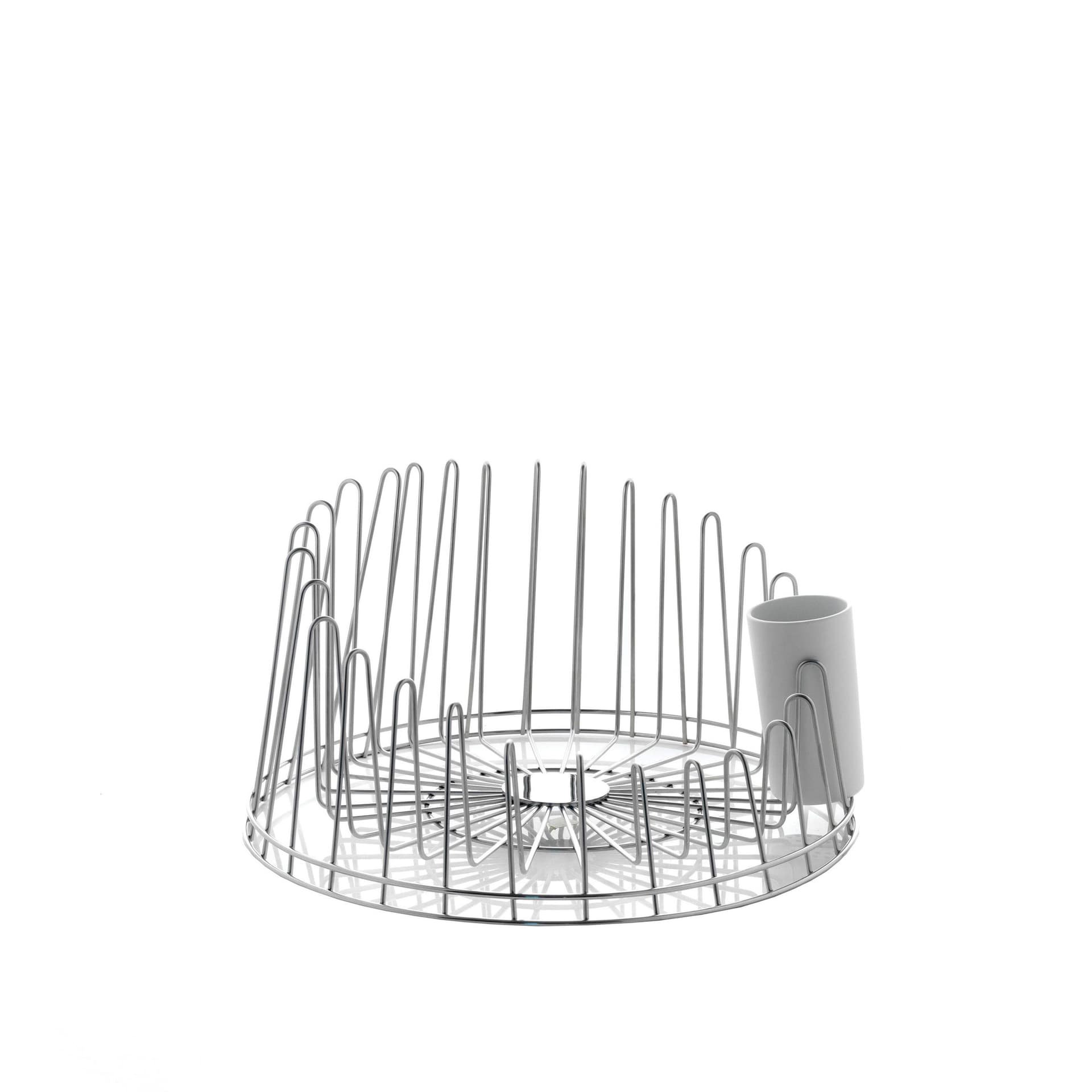 Alessi - A Tempo Dish Drainer - Oppvaskstativ - Pauline Deltour - Sølv