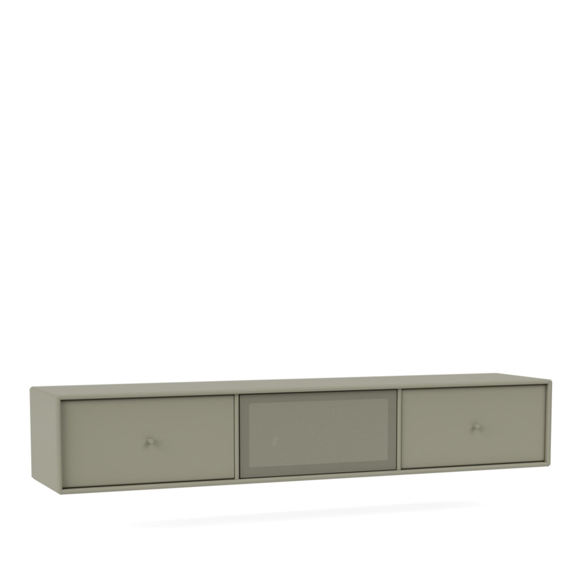 Montana - OCTAVE V TV Bench, 04-Suspensionrails, 144 Fennel - Quickship - TV-benker - Peter J. Lassen - Grå