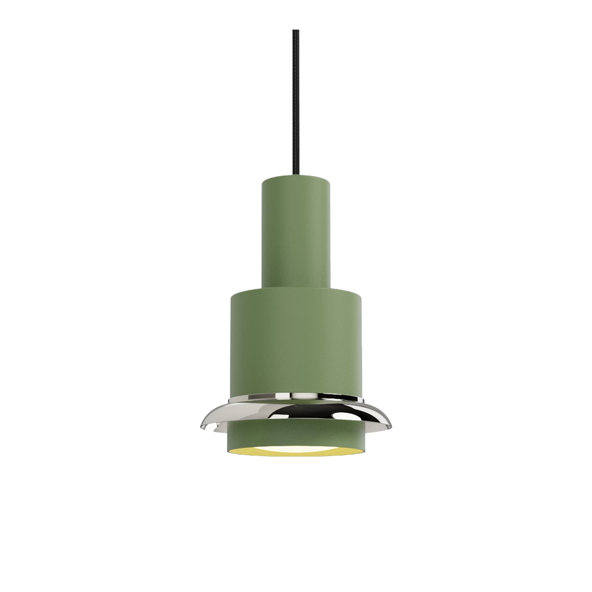 DCW - Chaumont Pendel Ø19xH28 Green/Nickel