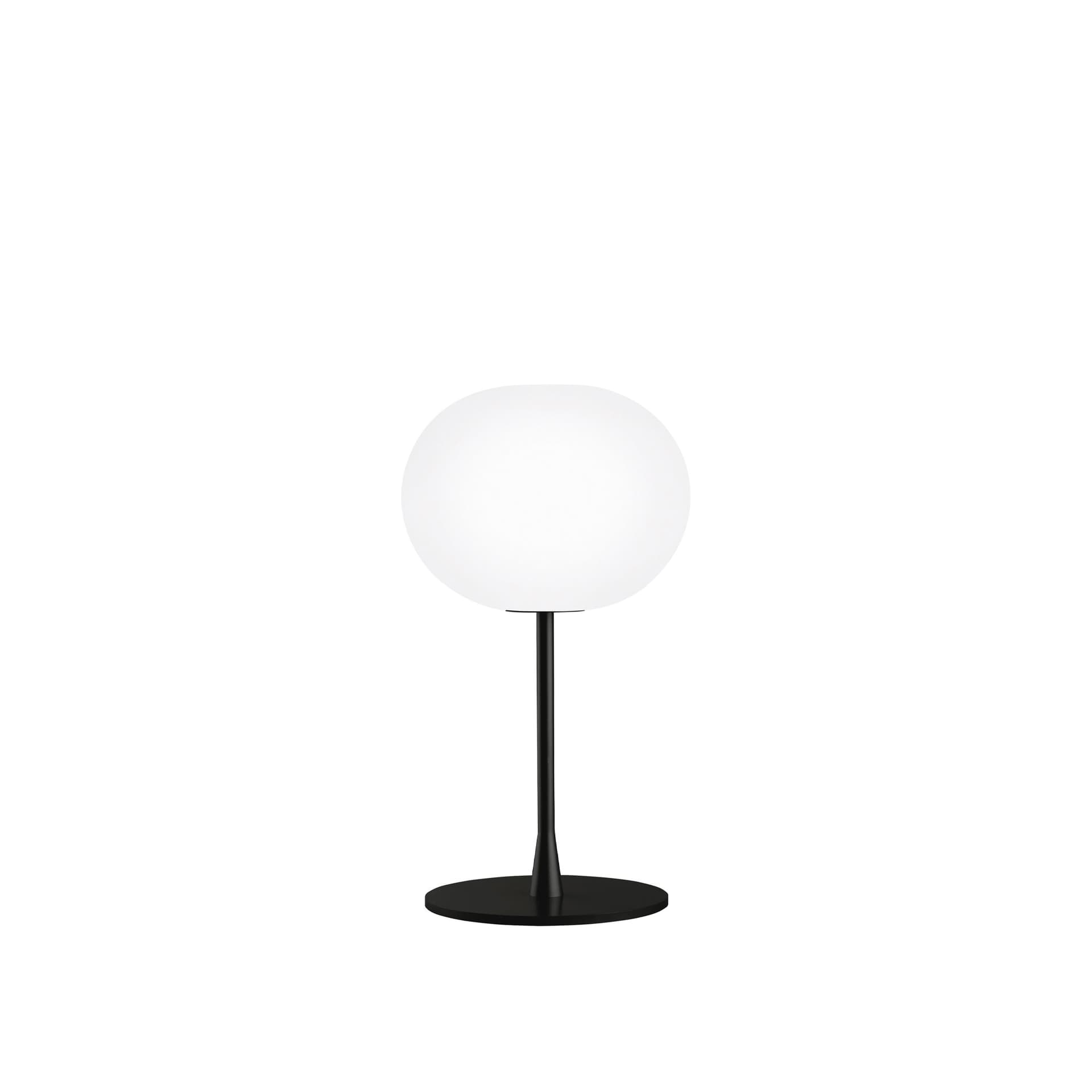 FLOS - Glo-Ball T1 Bordlampe Matt Black/Opal