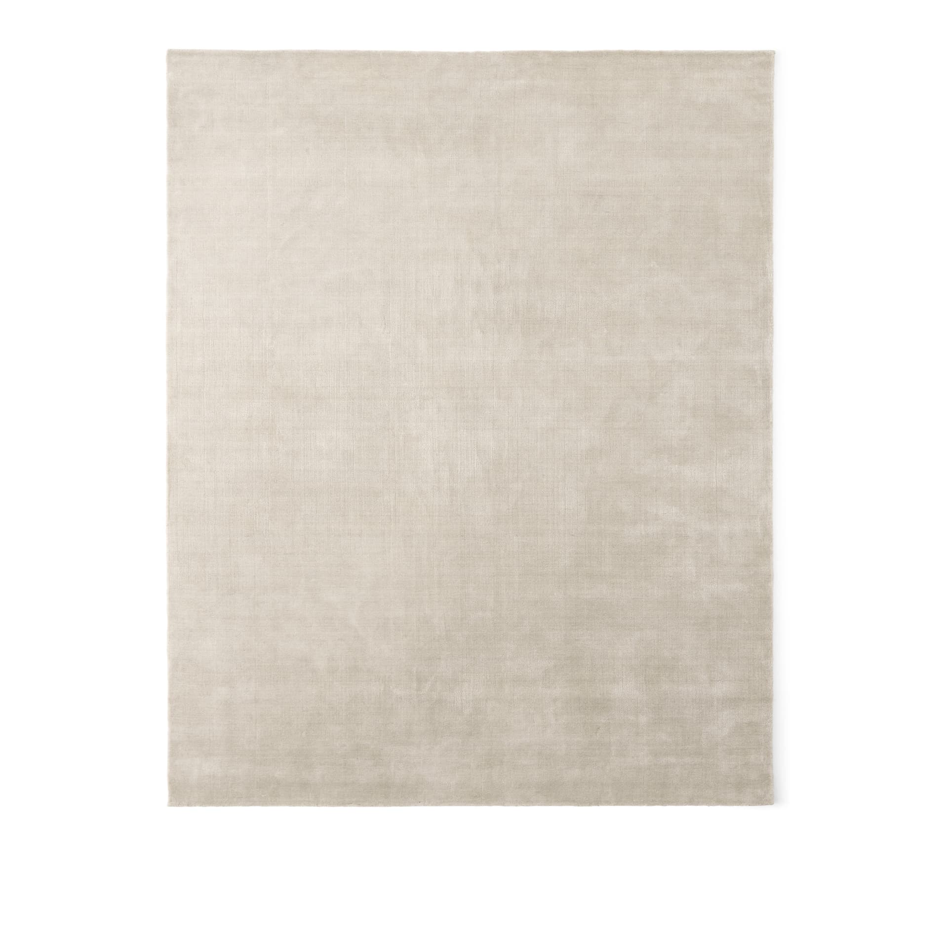 Vipp - Vipp146 wool/bamboo rug, 300x400cm, light grey - Ensfargede tepper - Grå - Naturlig materiale/Ull