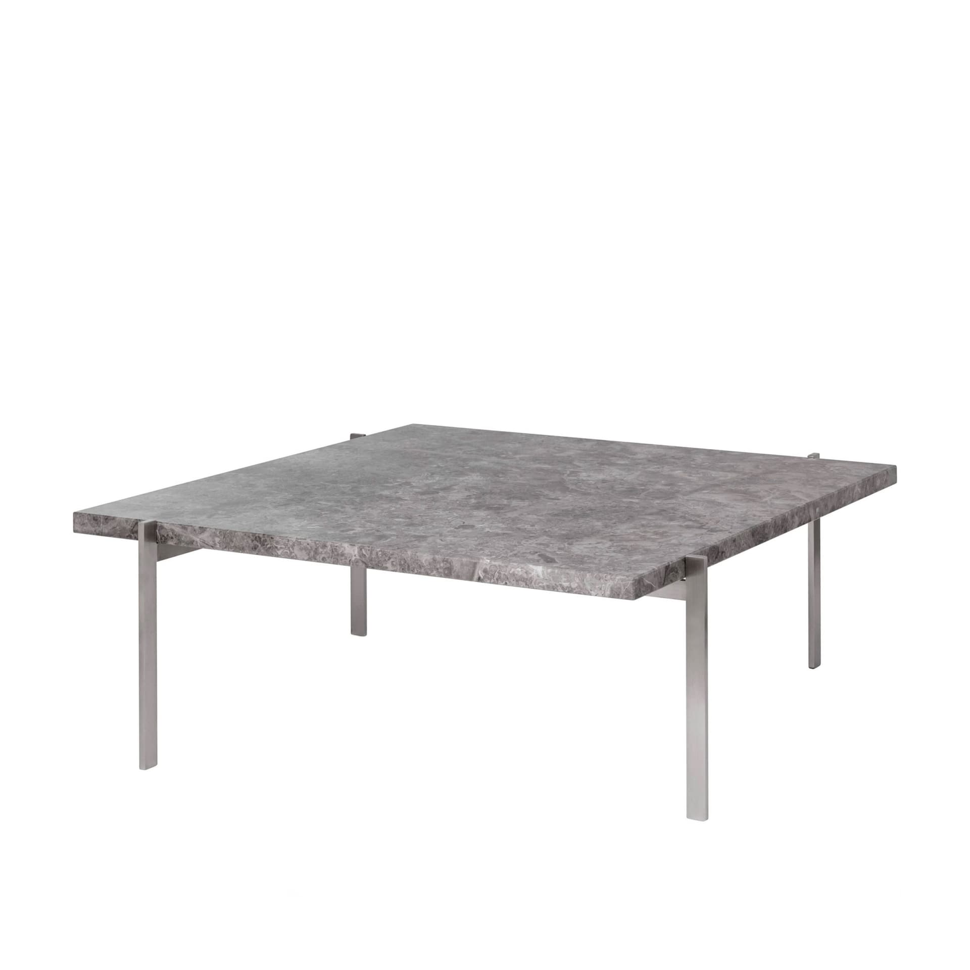 Fritz Hansen - PK61, Gråbrun marmor, Mattslipad - Sofabord - Poul Kjærholm