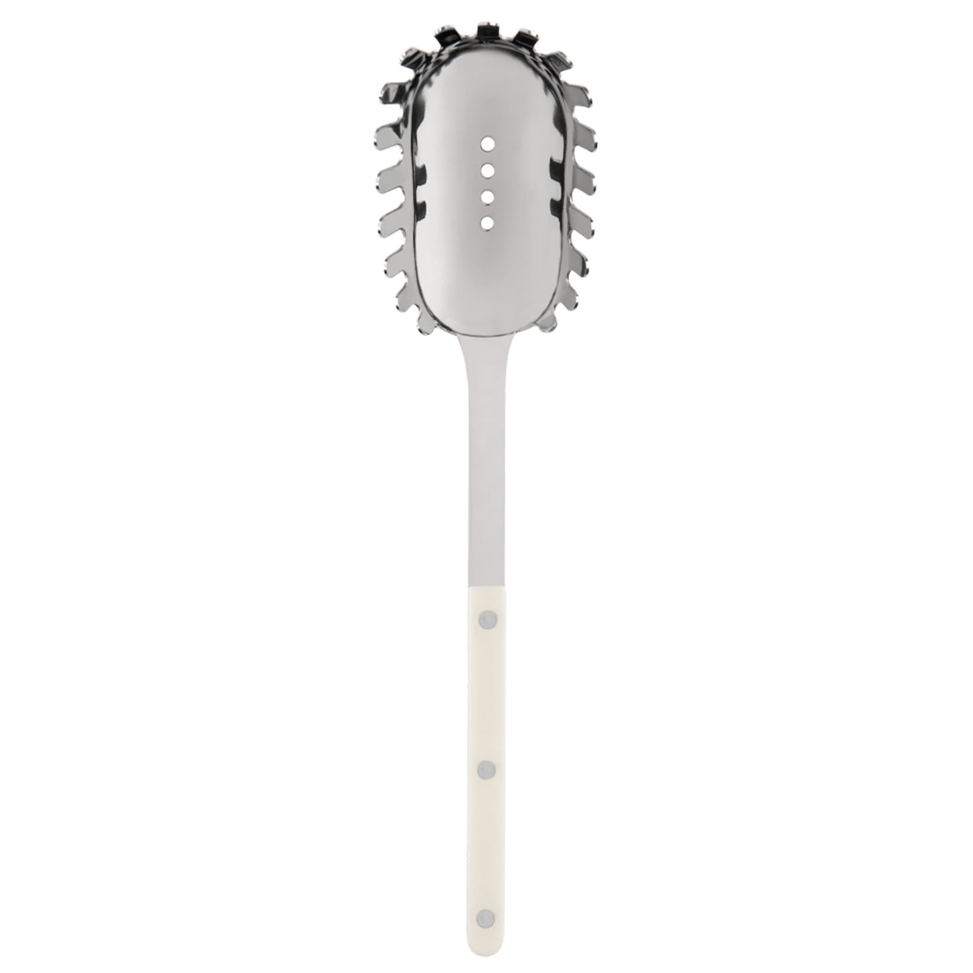 Sabre Paris - Bistro solid spaghetti øse 30 cm elfenben - Serveringsbestikk - Pascale Gelb - Metall