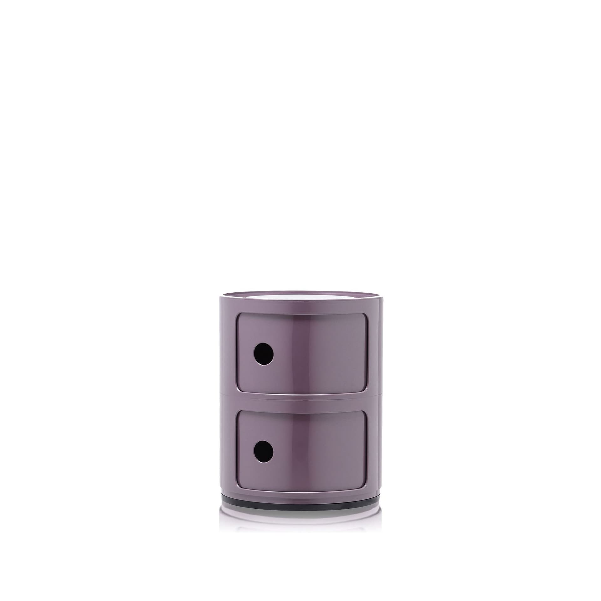 Kartell - Componibili 4966, Violet, 2 Compartments - Skuffeseksjoner - Anna Castelli Ferrieri
