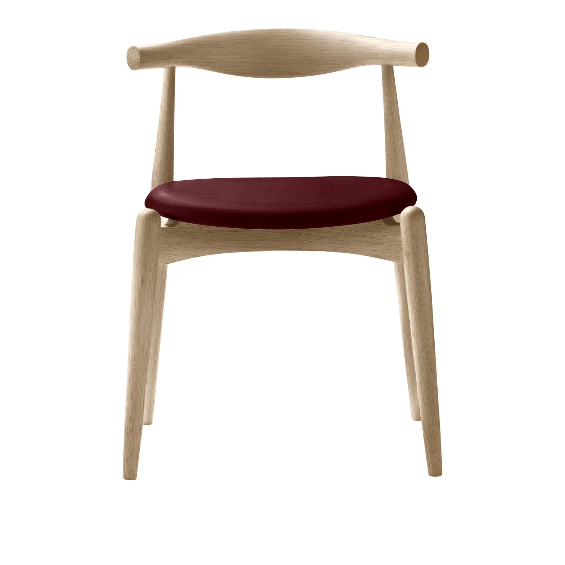 Carl Hansen - CH20, Tvålad Ek, Lädergrupp C Sif - 93 - Spisestoler - Hans J. Wegner - Tre farget - Tre