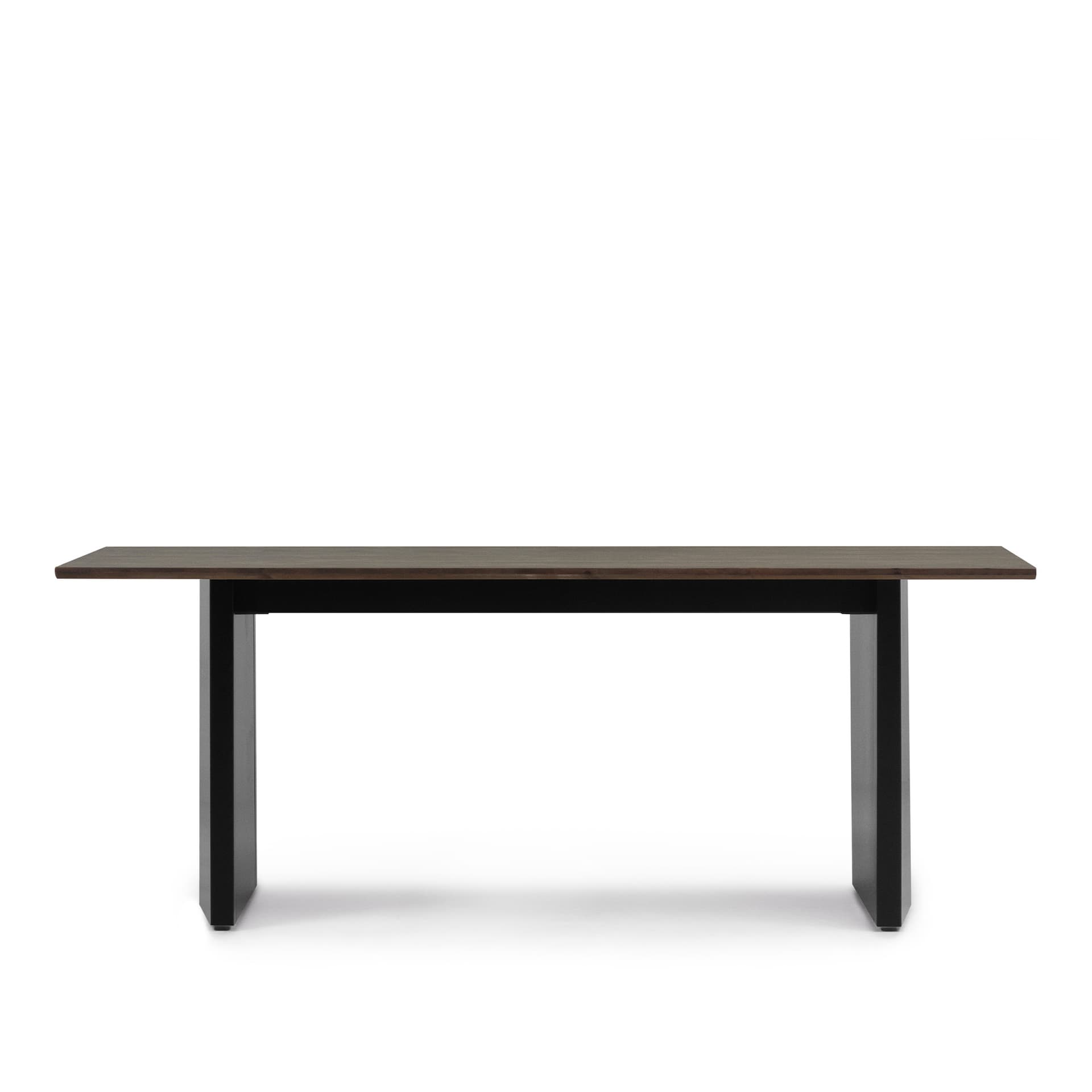 Normann Copenhagen - Panel Table 90 x 200 cm Black Dark Brown - Spisebord - Simon Legald - Brun - Metall/Tre