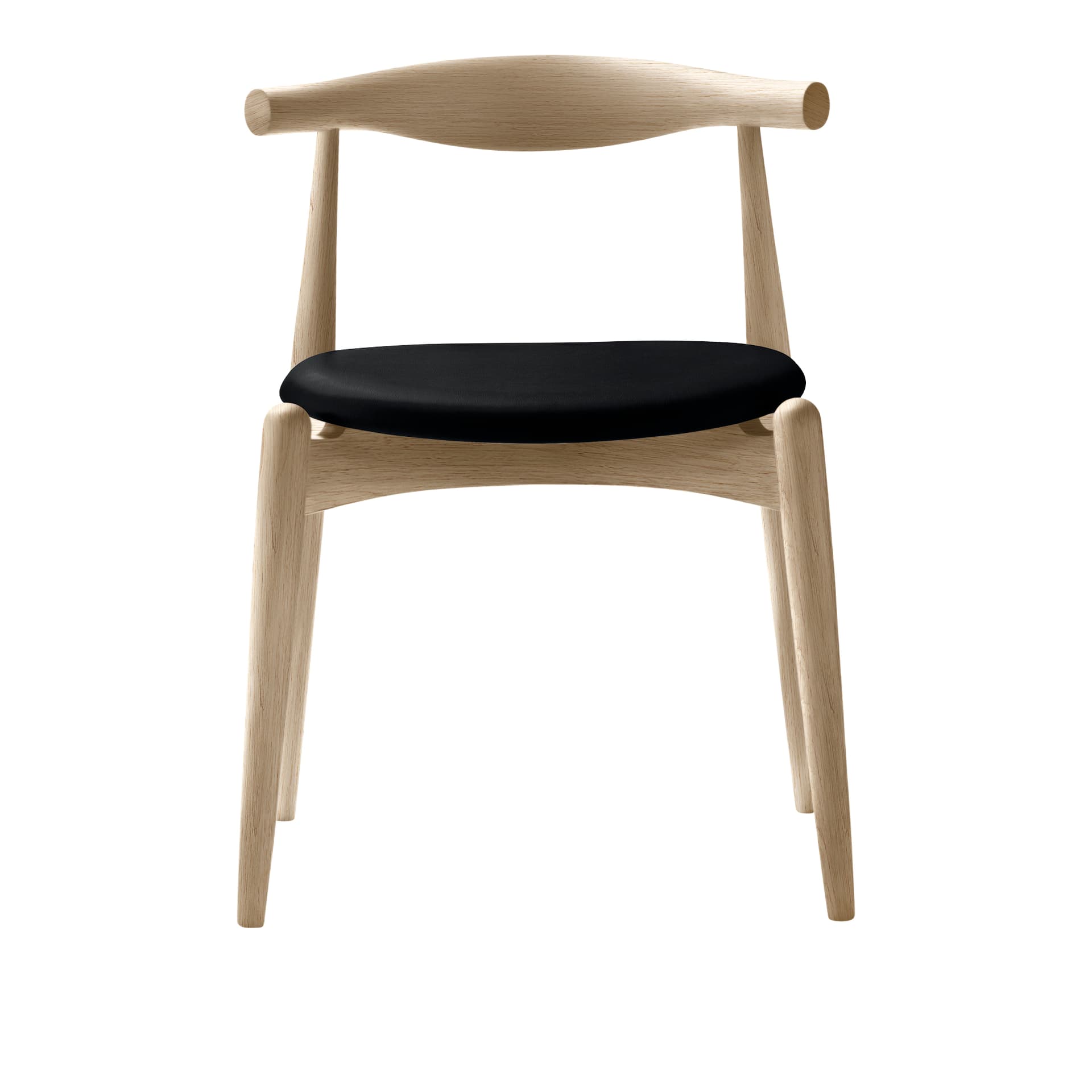 Carl Hansen - CH20, Tvålad Ek, Lädergrupp C Sif - 98 - Spisestoler - Hans J. Wegner - Tre farget - Tre