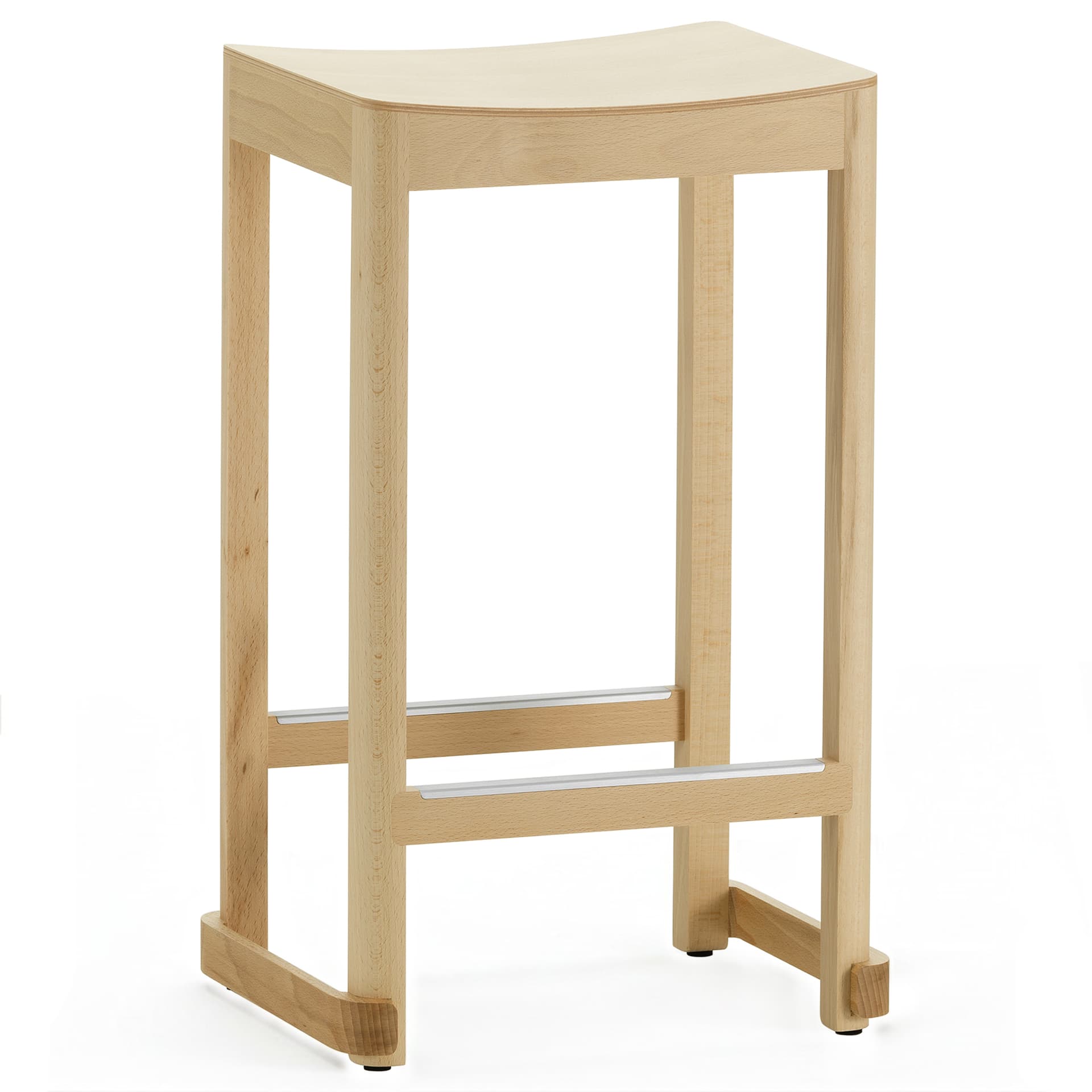 Artek - Atelier Stool 65 cm Beech Natural Lacquered - Barstoler & barkrakker - TAF Studio - Tre farget - Tre