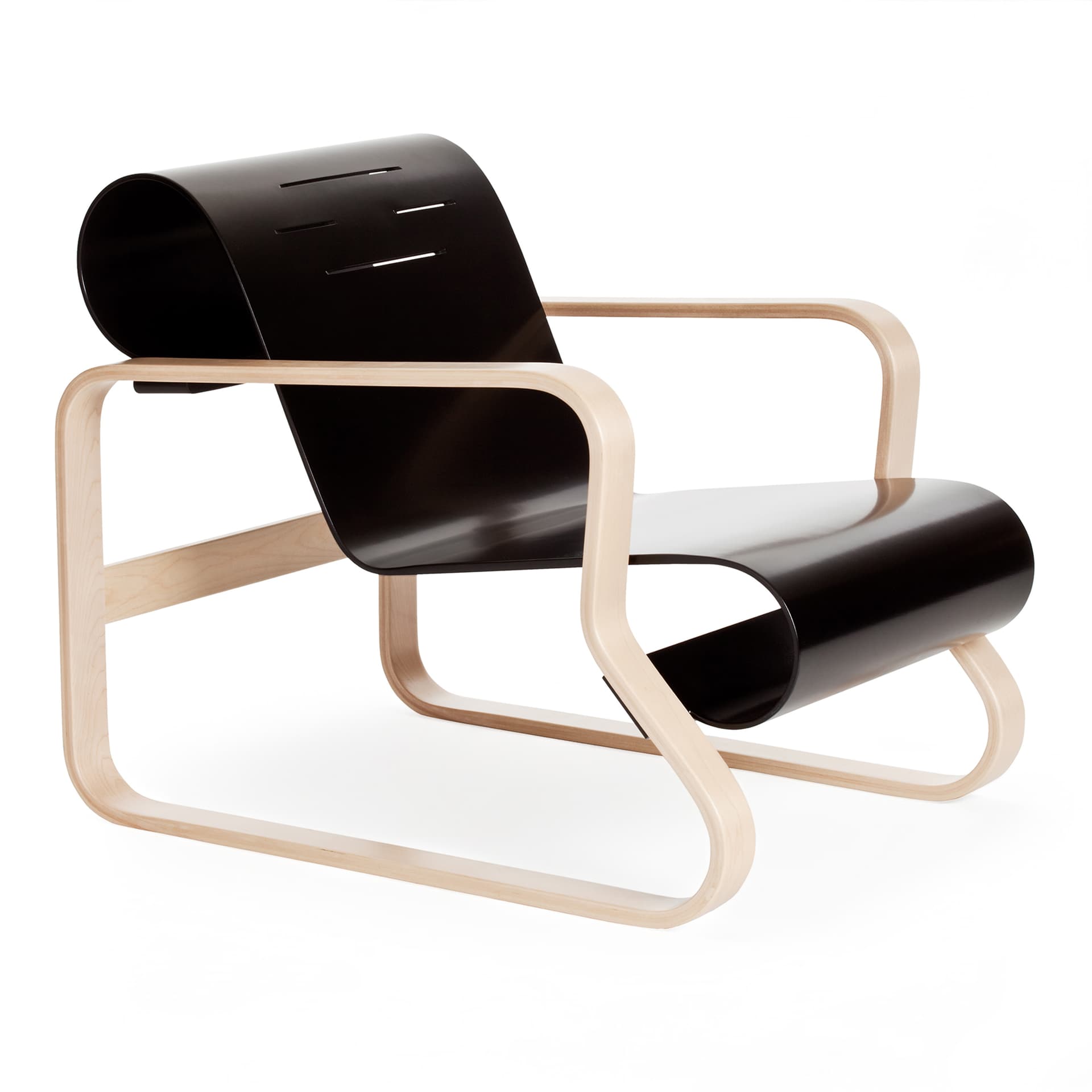 Artek - Paimio Fåtölj 41, Svart sits - Lenestoler - Alvar Aalto - Svart - Tre
