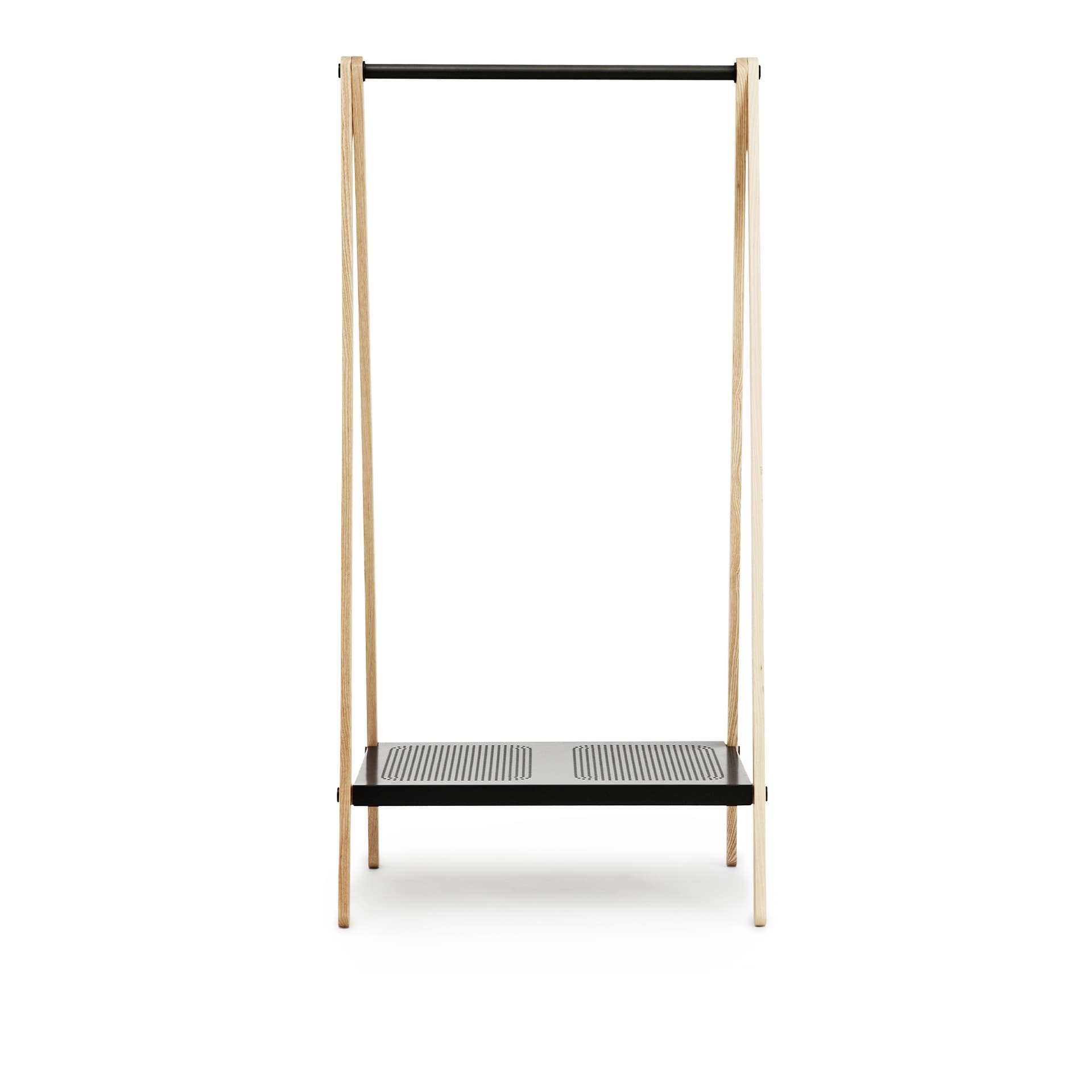Normann Copenhagen - Toj Clothes Rack Small Grey - Kleshengere - Simon Legald - Grå - Metall/Tre