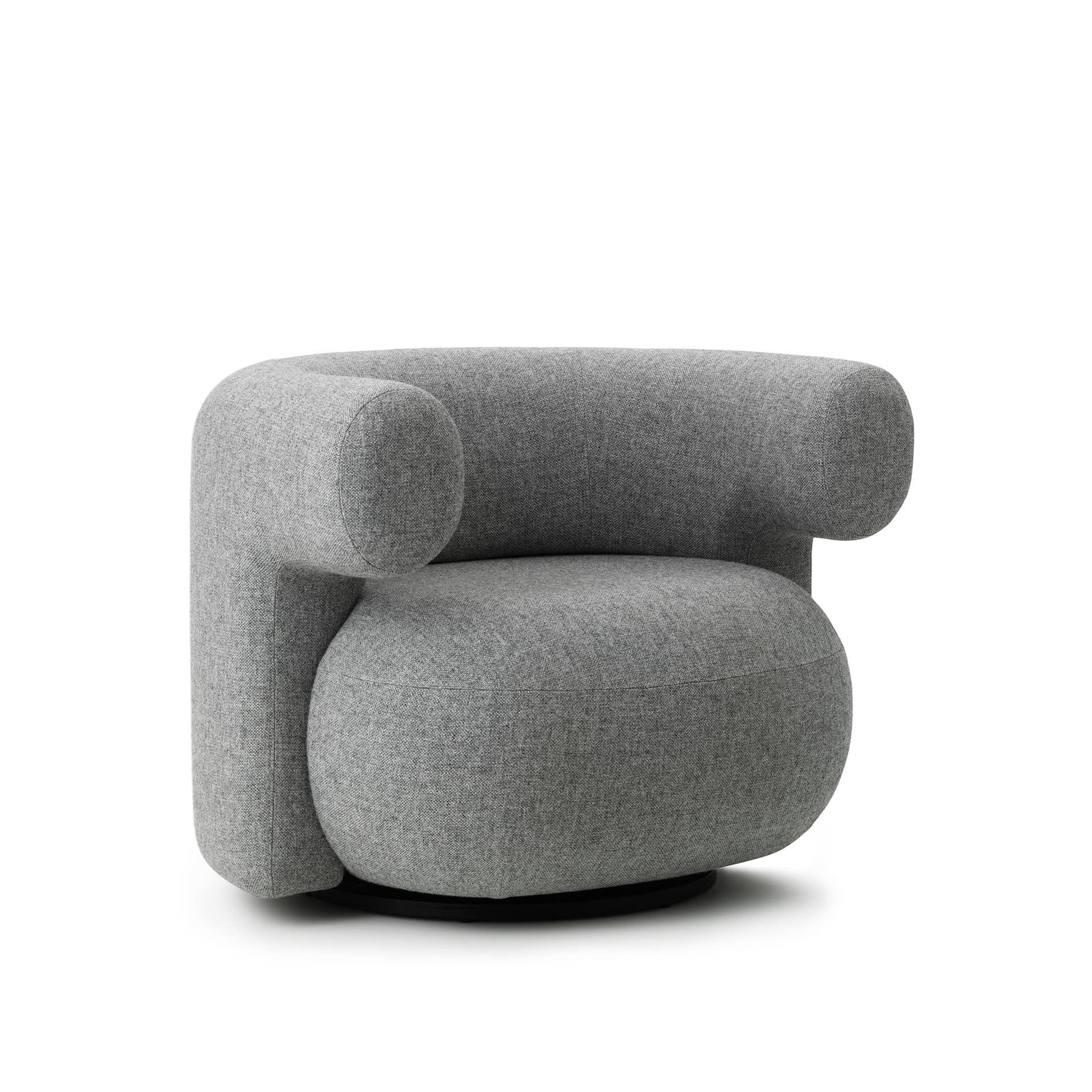 Normann Copenhagen - Burra Lounge Chair - Hallingdal 0110 - Lenestoler - Simon Legald - Grå - Metall/Skum