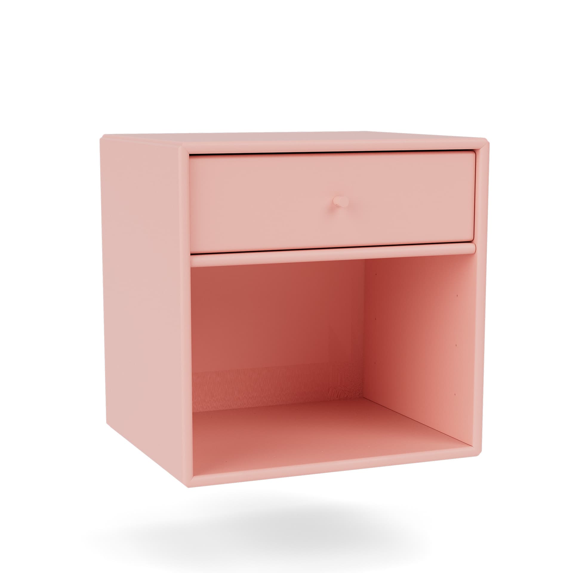 Montana - Dream Nightstand 167-Ruby 04 Suspension Rails - Nattbord - Peter J. Lassen - Rosa - Tre