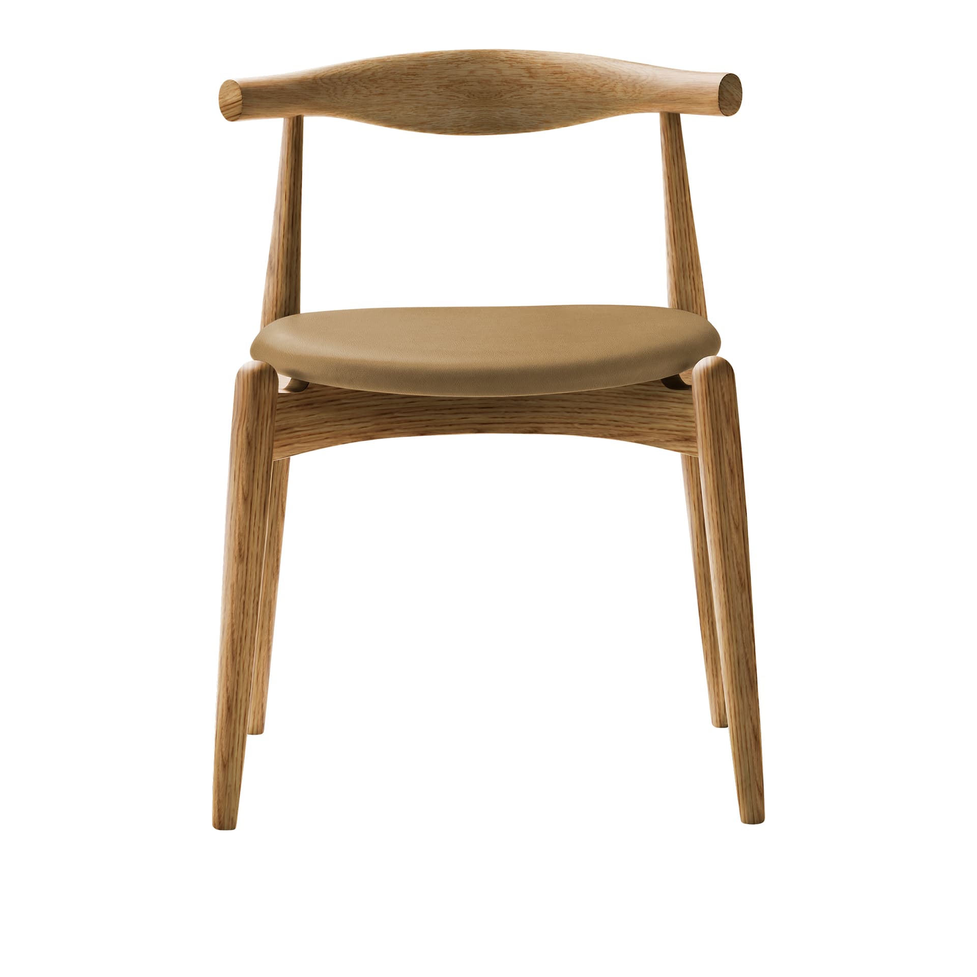 Carl Hansen - CH20, Oljad Ek, Lädergrupp B Thor - 325 - Spisestoler - Hans J. Wegner - Tre farget - Tre