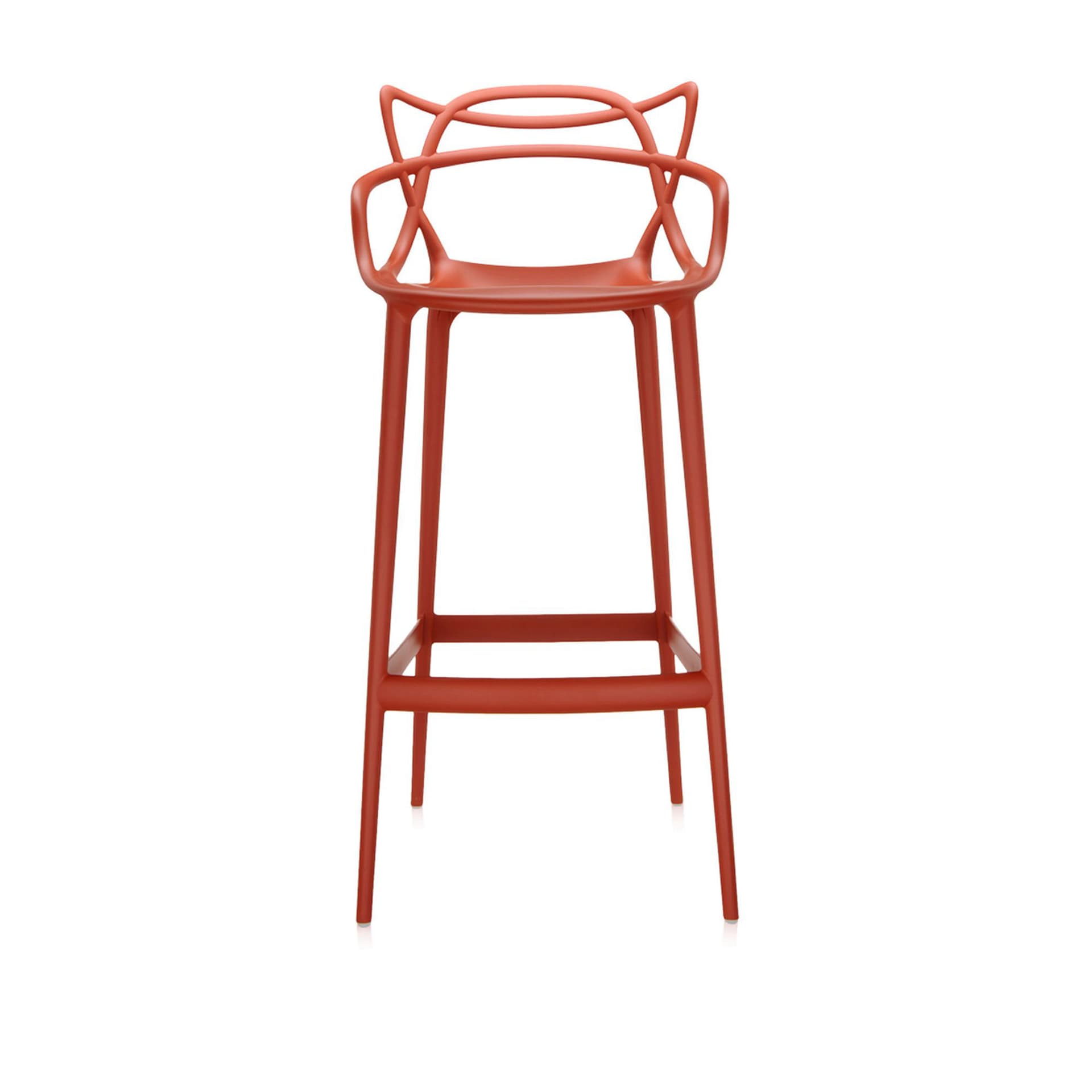 Kartell - Masters Stool 5868, Rust - Barstoler & barkrakker - Philippe Starck - Oransje - Plast