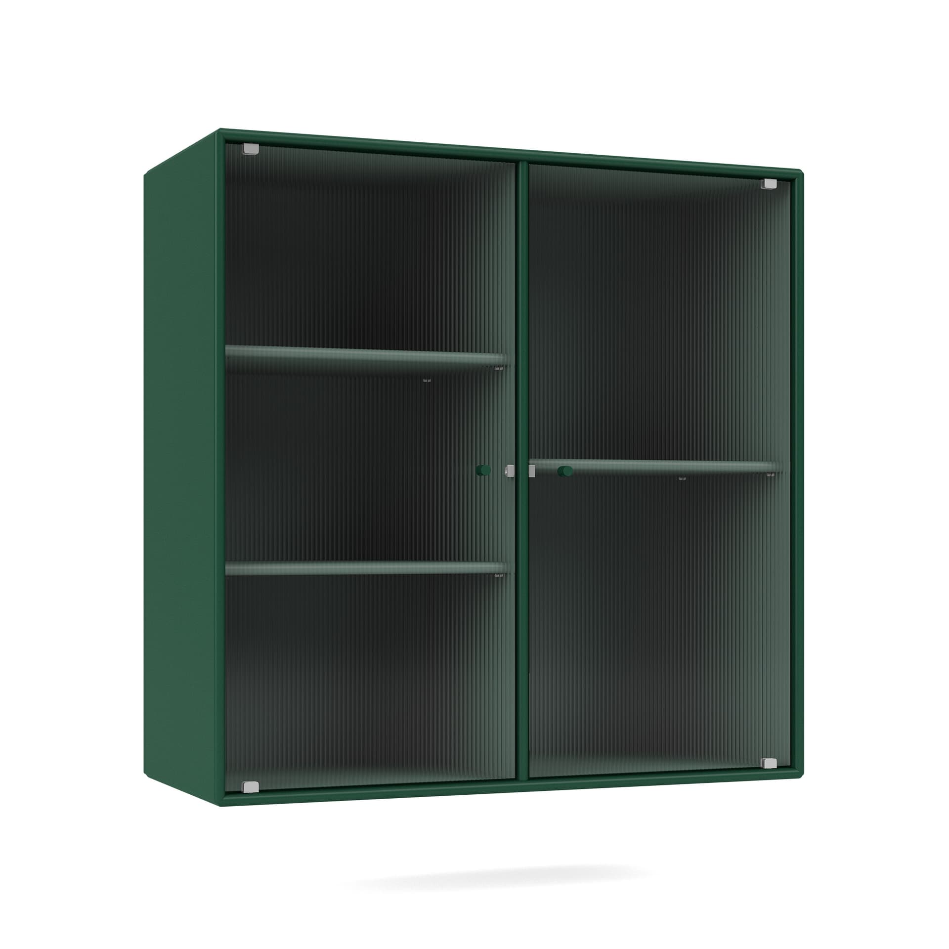 Montana - Ripple Ii – Vitrine Cabinet 136-Pine 04 Suspension Rails - Vitrineskap - Peter J. Lassen - Grønn - Tre