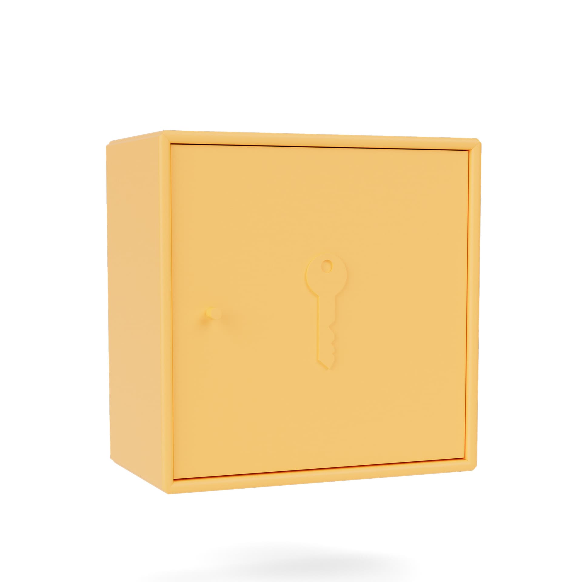 Montana - Unlock Key Cabinet 166-Acacia 04 Suspension Rails - Kurver & esker - Peter J. Lassen - Gul - Tre