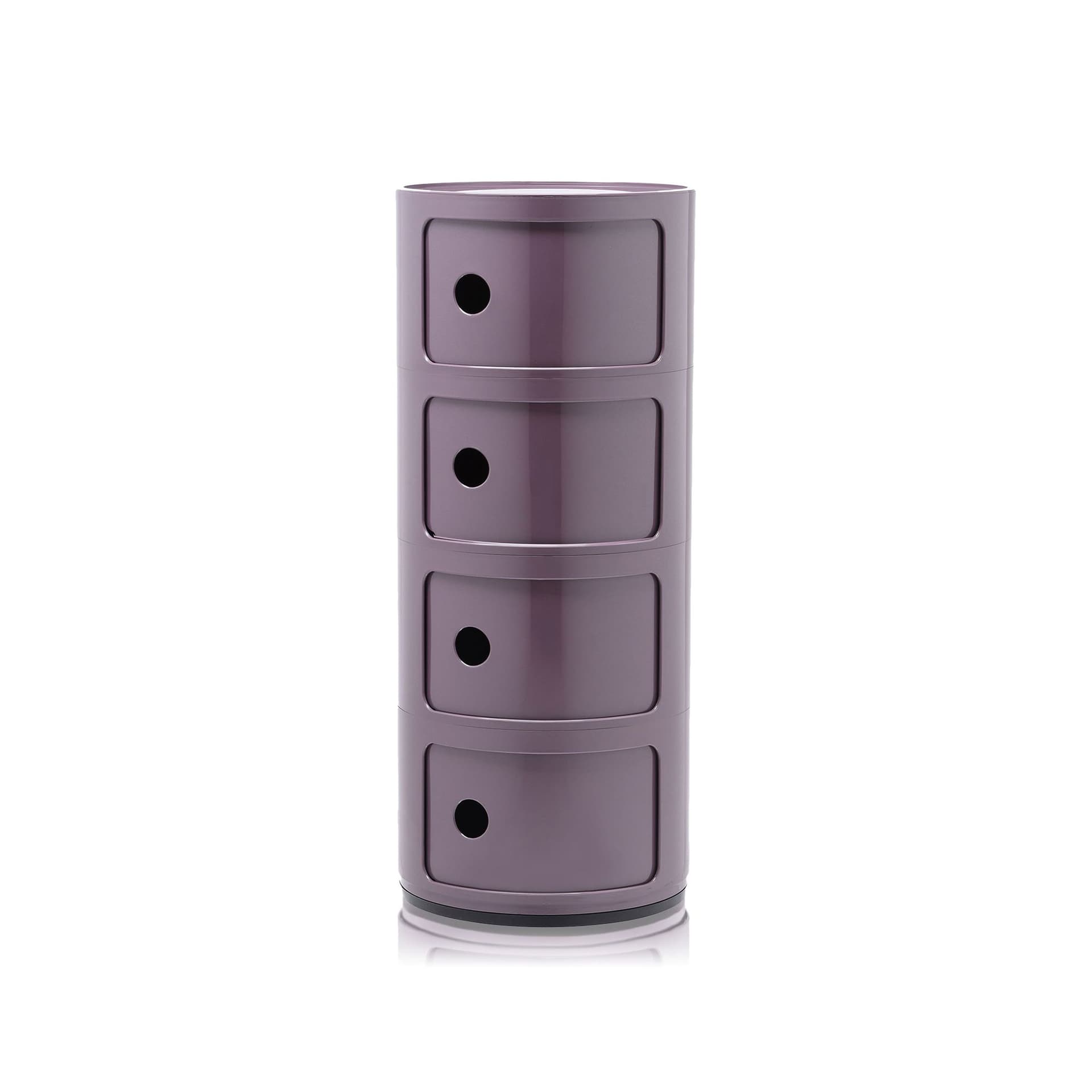 Kartell - Componibili 4985, Violet, 4 Compartments - Skuffeseksjoner - Anna Castelli Ferrieri - Lilla - Plast