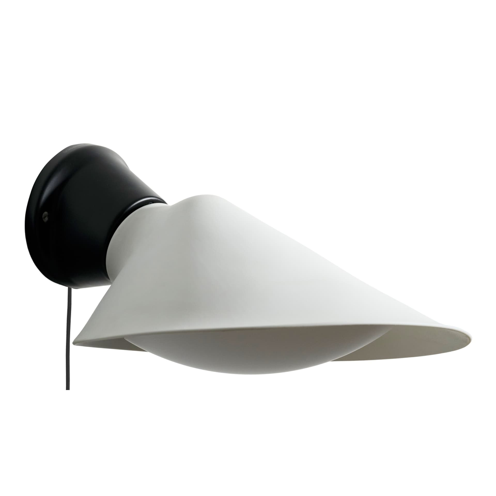 DCW - Plume CA Vegglampe Black/Porcelain