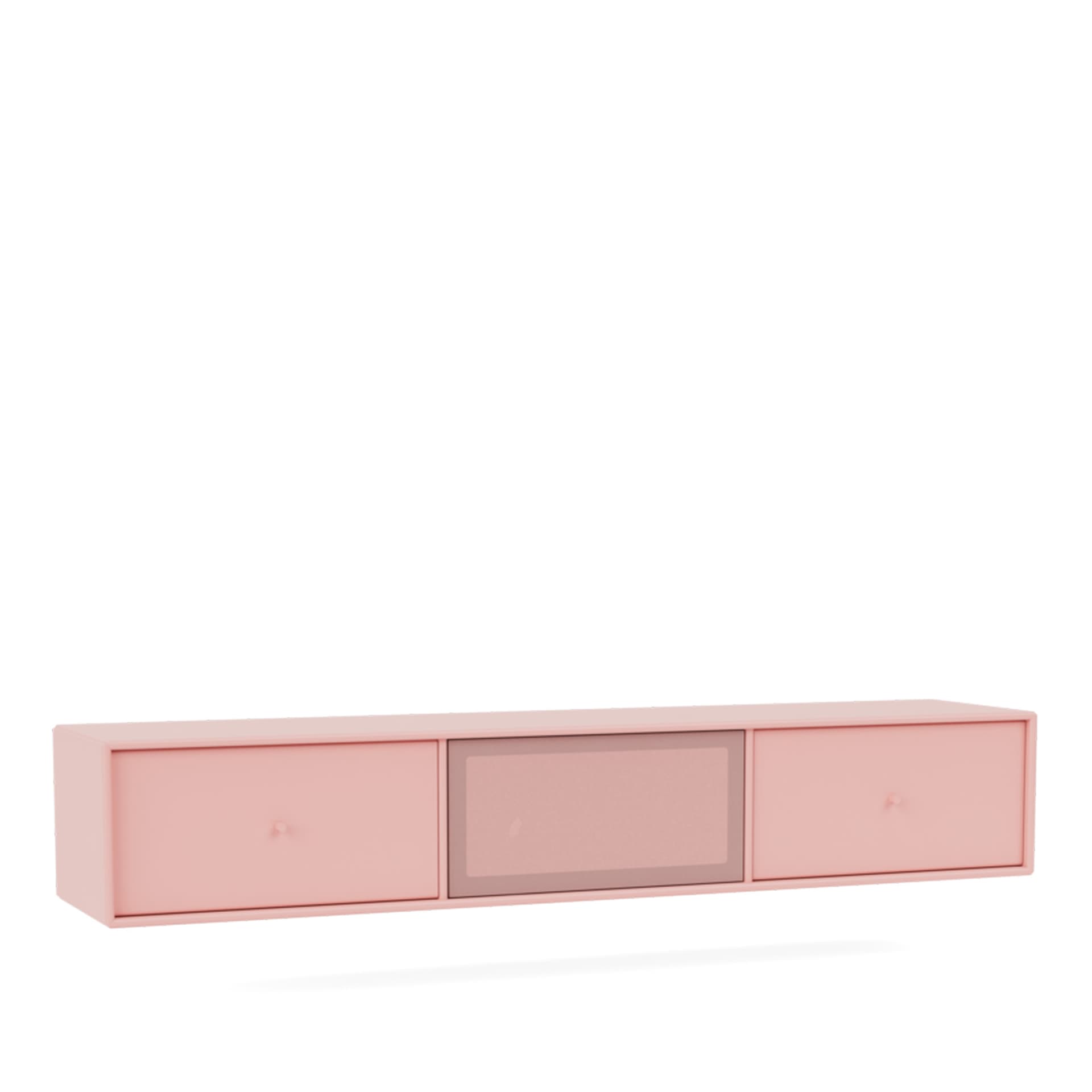 Montana - OCTAVE V TV Bench, 04-Suspensionrails, 167 Ruby - TV-benker - Peter J. Lassen - Rosa