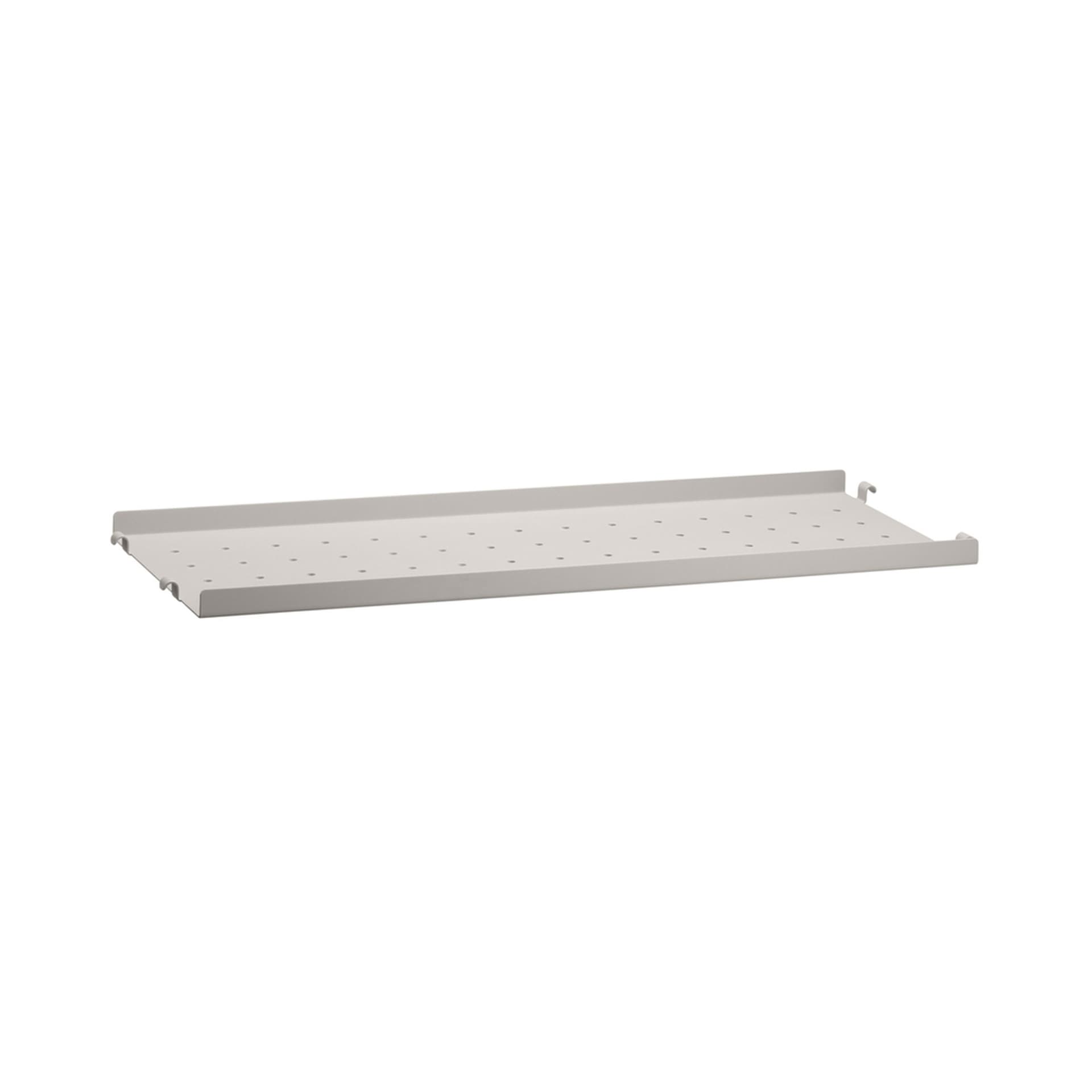 String - metallhylleplate 58x20cm låg kant beige - Hyller & Hyllesystem - Nils Strinning - Beige - Metall