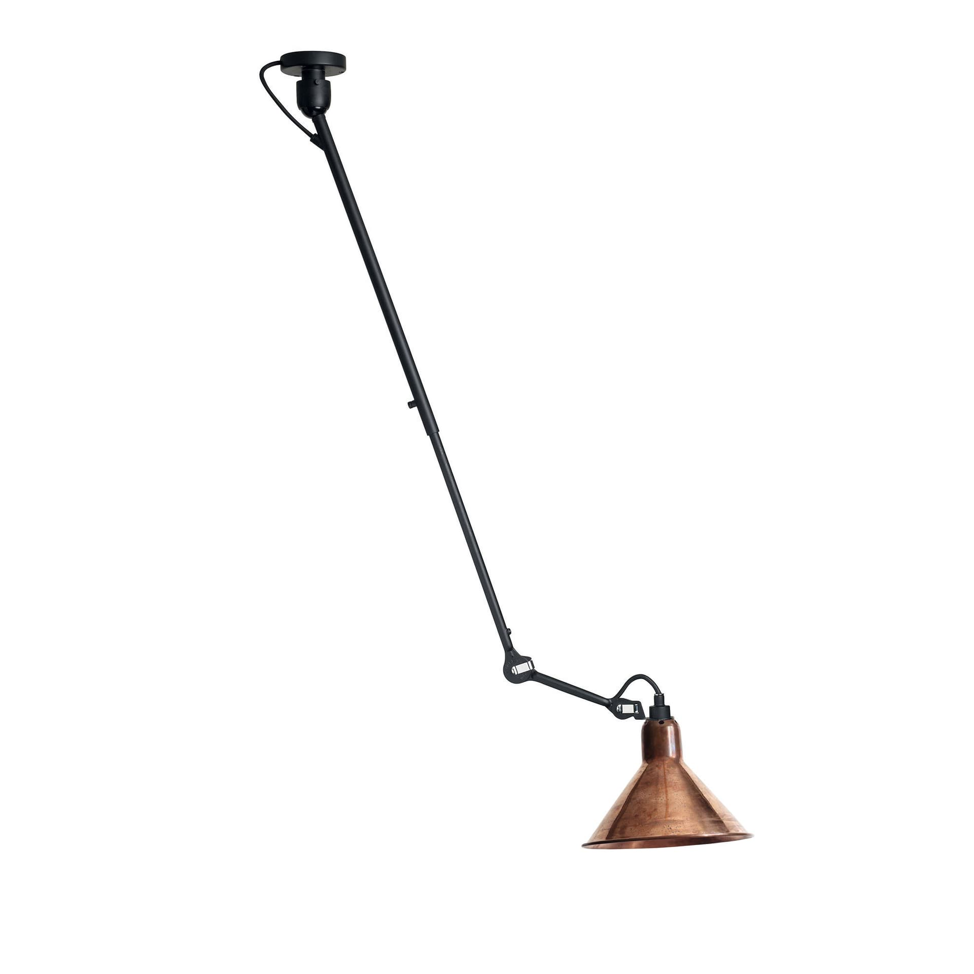 DCWéditions - Lampe Gras No302 - Conic, Rå koppar - Pendellamper - Bernard-Albin Gras - Kobber