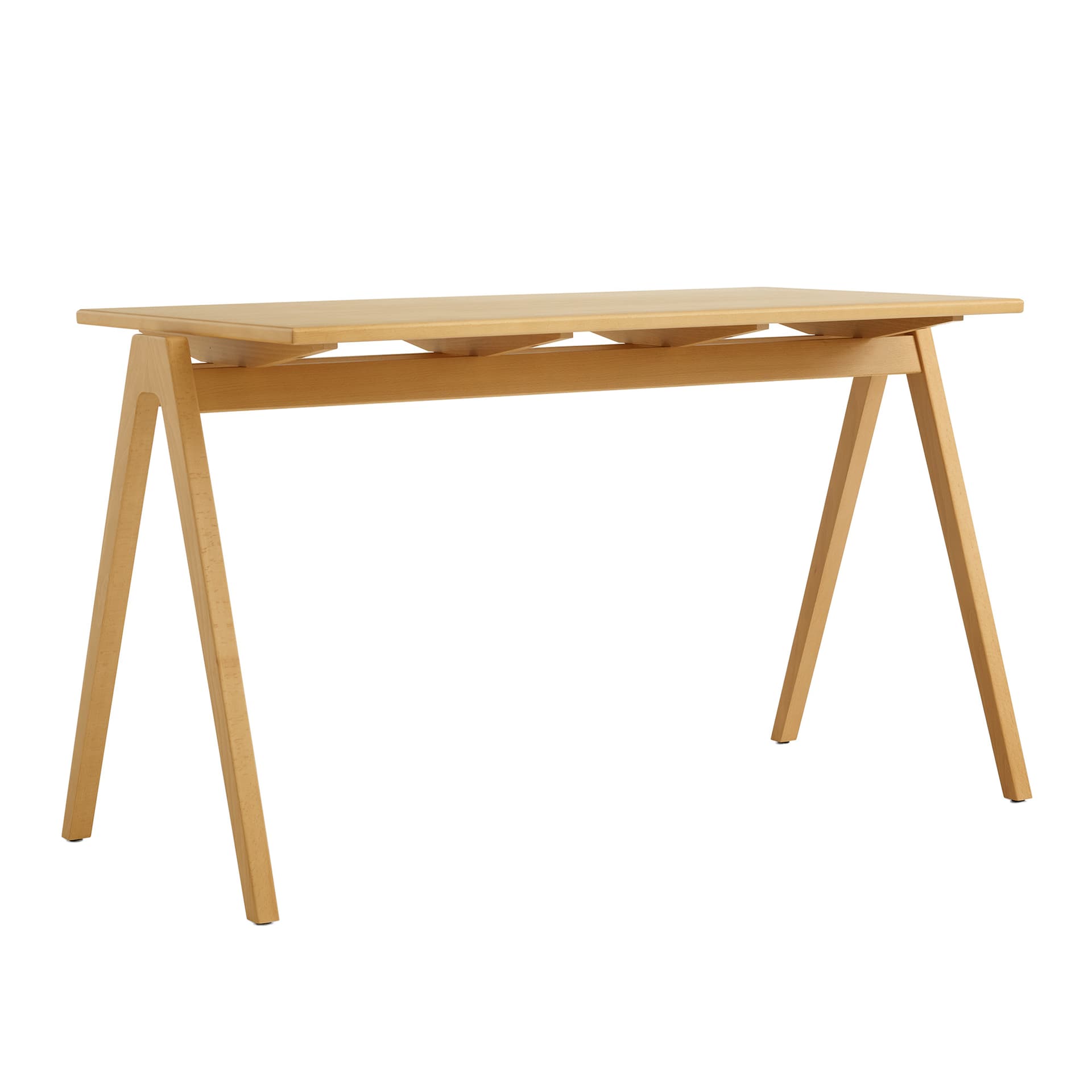 &Tradition - Daystak Table RD2 L122 W61 H71 cm Honey stained beech frame & tabletop - Skrivebord - Robin Day - Tre farget - Tre