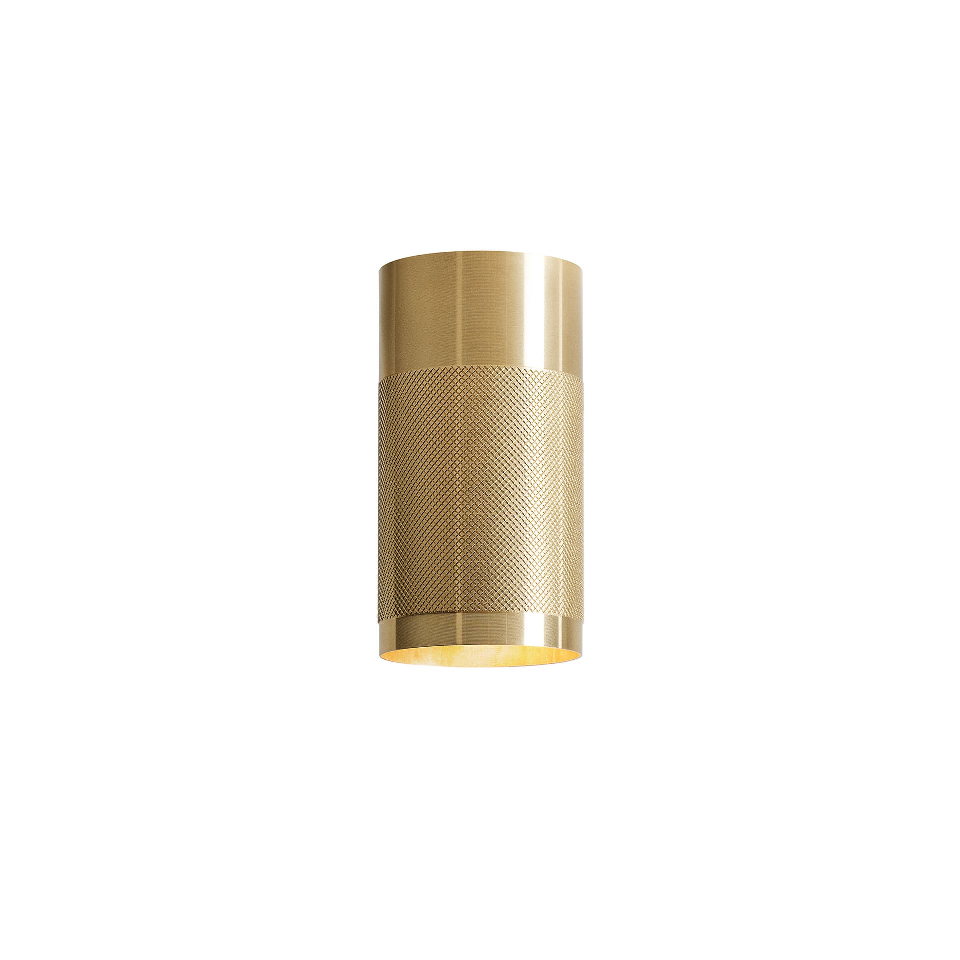 Thorup Copenhagen - Thorup Copenhagen Patrone Ceiling Surface Spot Downlight, Solid Brass, 120 mm - Spotlights - Kasper Thorup - Gull - Metall