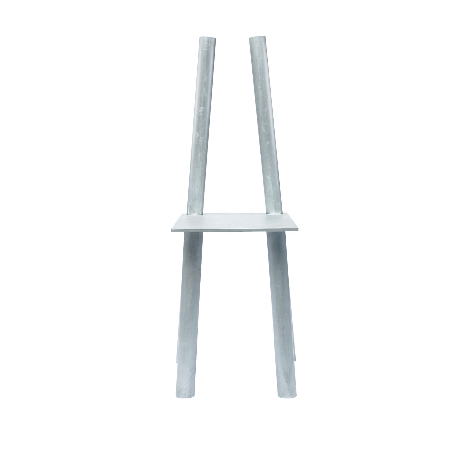 Niko June - P-L 04 Chair 4 Legs Raw - Spisestoler - Nick Ross - Sølv - Metall