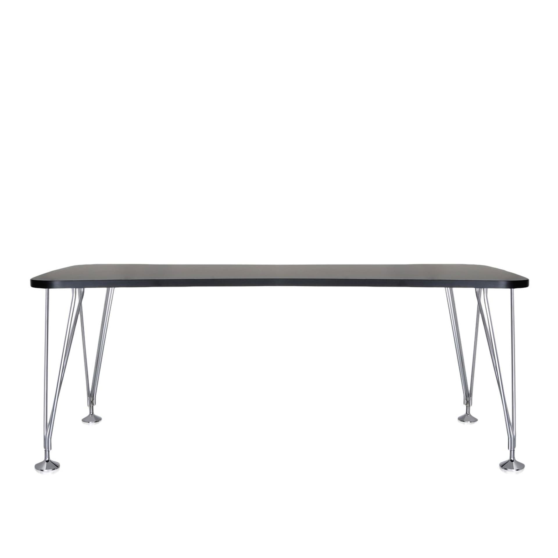 Kartell - Max Table 4517 190x90, Slate - Spisebord - Ferruccio Laviani - Svart - Laminat/Metall