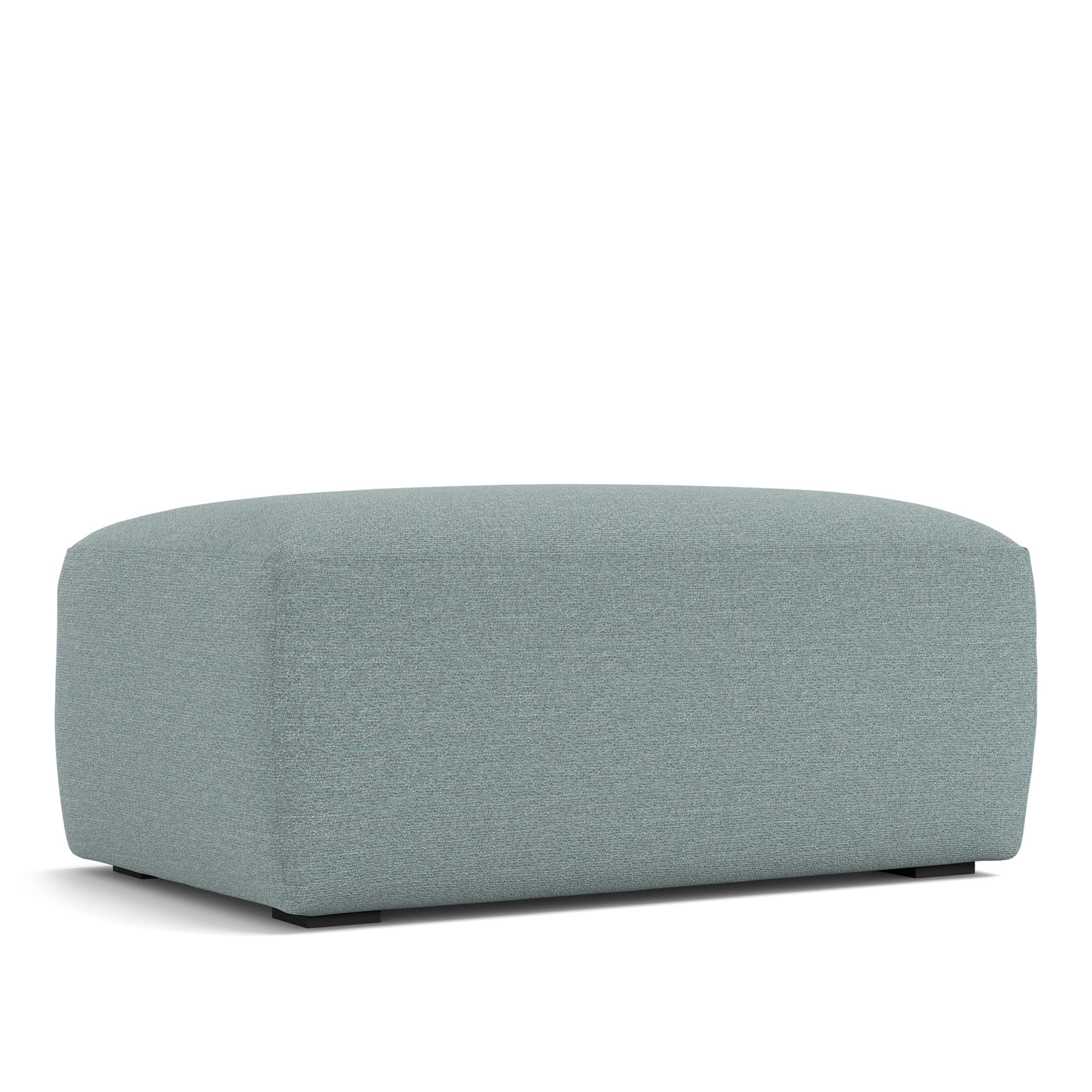 NOGA - Brick Ottoman Lario 12 - Skamler & Taburetter - Blå - Ned/Metall/Tre/Tekstilmateriale