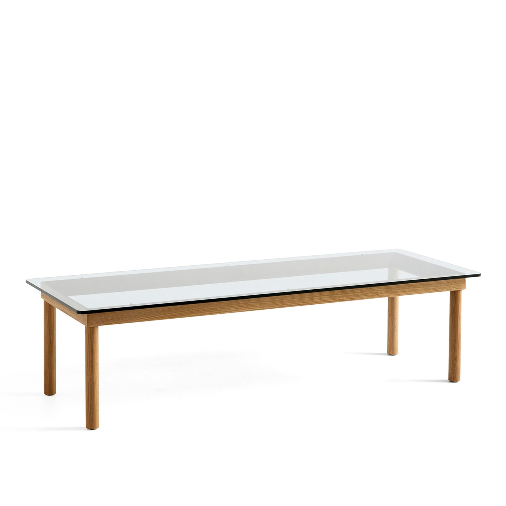HAY - Kofi Wb Lacquered Oak 140 X 50 - Sofabord - Martin Solem - Tre farget - Glass/Tre