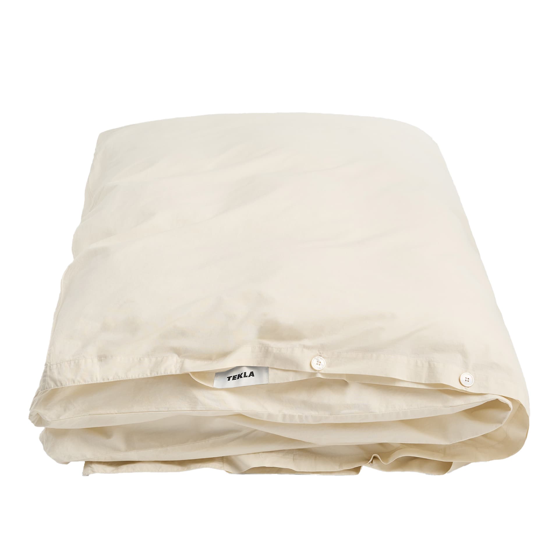 Tekla - Percale Double Duvet Cover 220 x 220 cm Winter White - Dynetrekk - Hvit