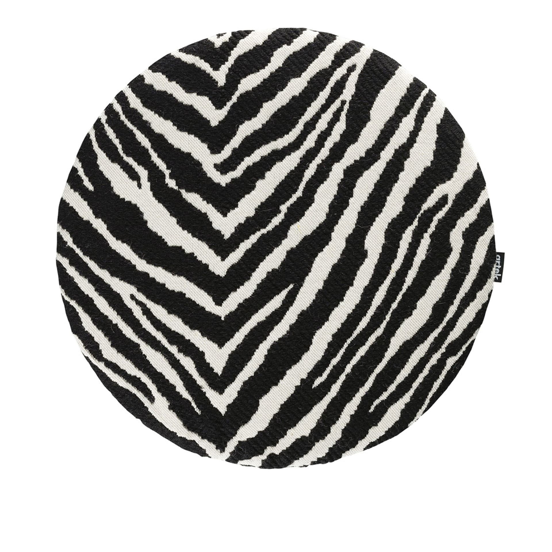 Artek - Zebra sittepute svart/hvit - Tilbehør stoler - Aino Aalto - Svart