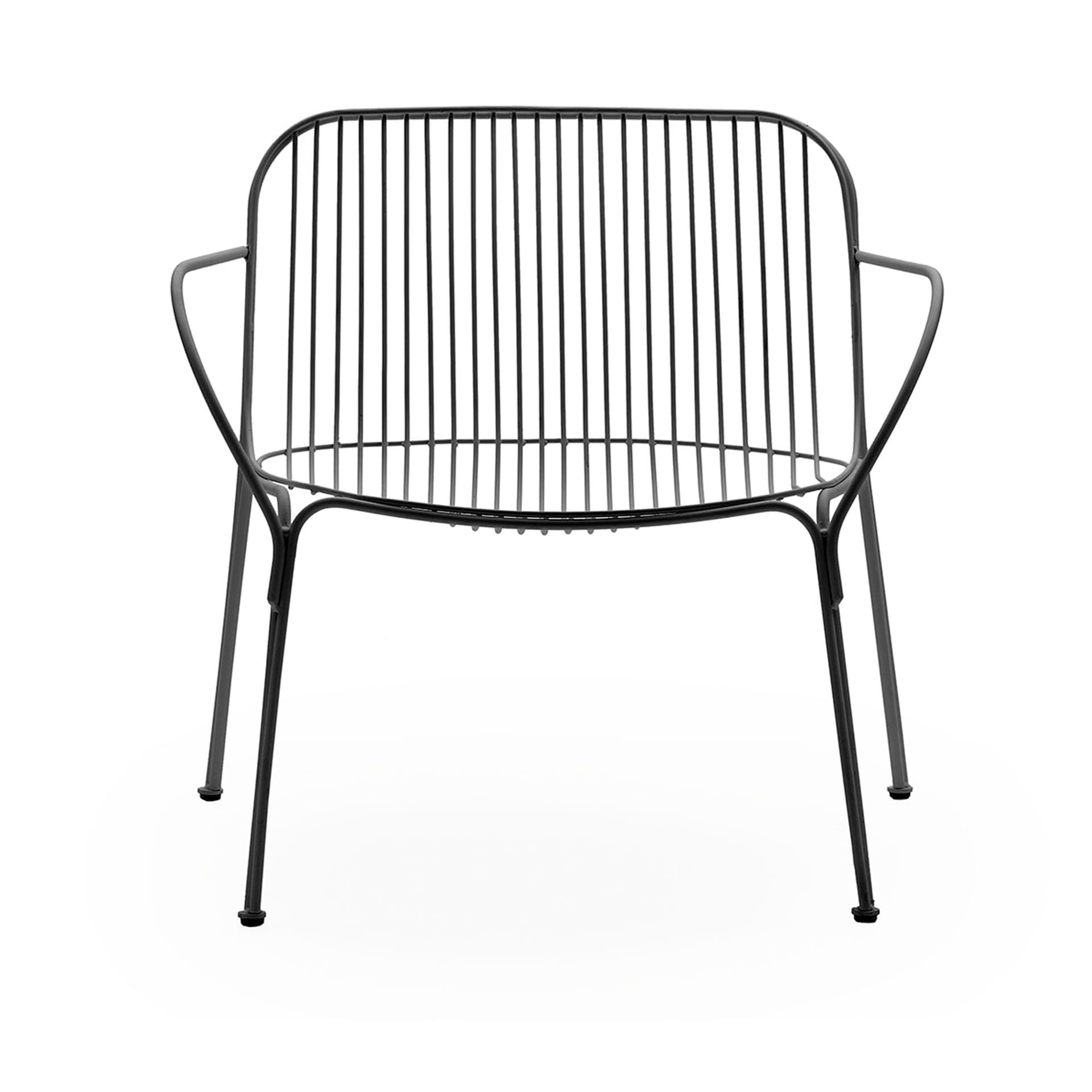 Kartell - Hiray Armchair Black - Utendørs lenestoler - Ludovica + Roberto Palomba - Svart - Metall