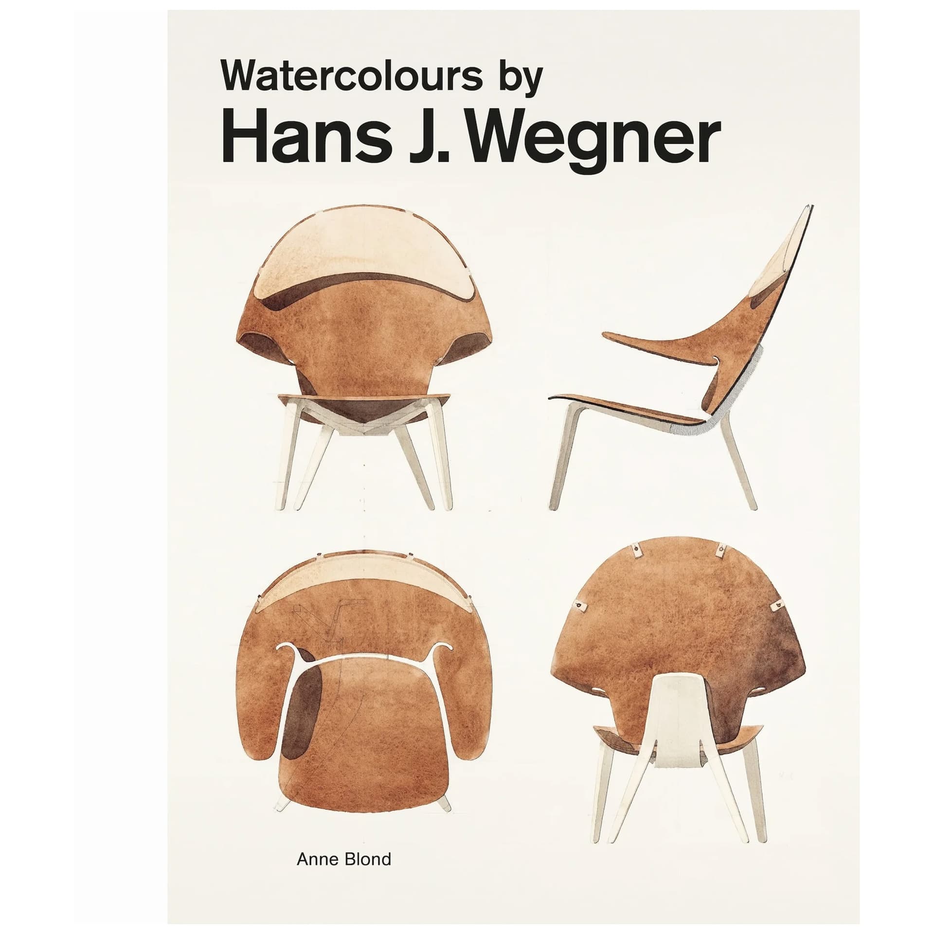 New Mags - Watercolours by Hans J. Wegner - Coffee Table Books