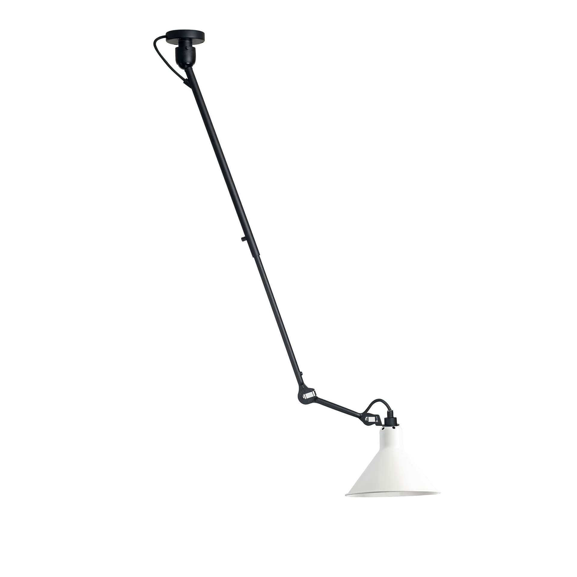 DCWéditions - Lampe Gras No302 - Conic, Vit - Pendellamper - Bernard-Albin Gras - Hvit
