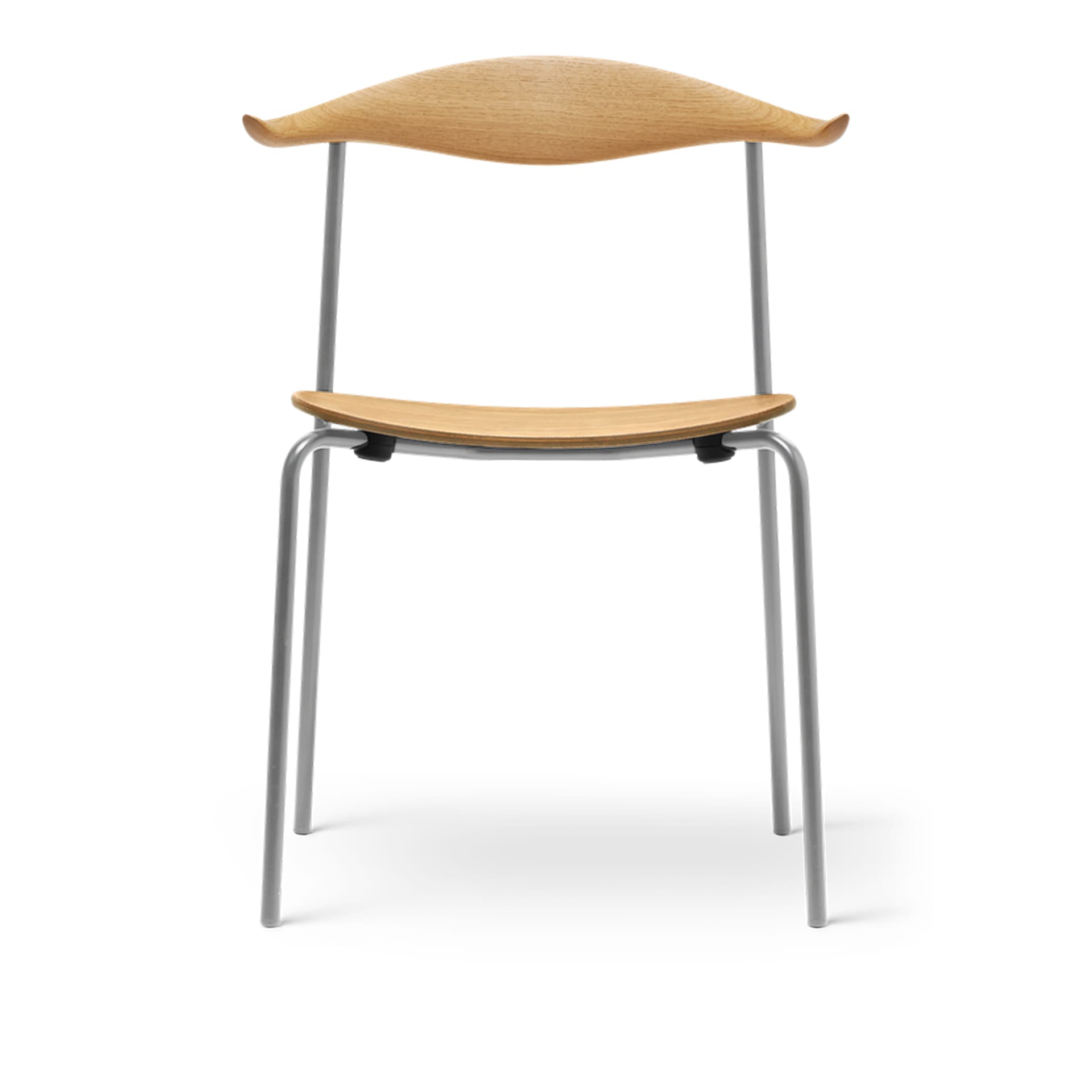 Carl Hansen - CH88T, Oljad Ek, Rostfritt stål - Spisestoler - Hans J. Wegner - Tre farget - Tre