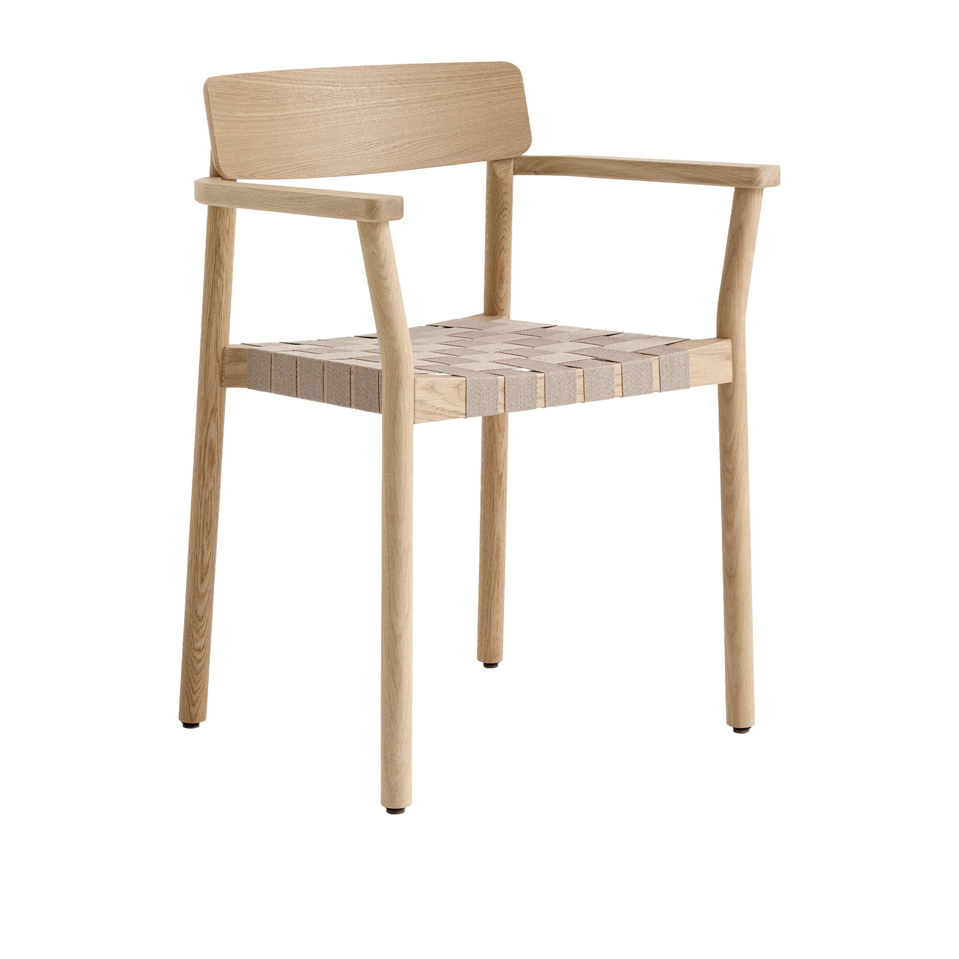 &Tradition - Betty Armchair TK9, Oak/Natural Webbing - Spisestoler - Thau & Kallio - Beige,Tre farget - Tre