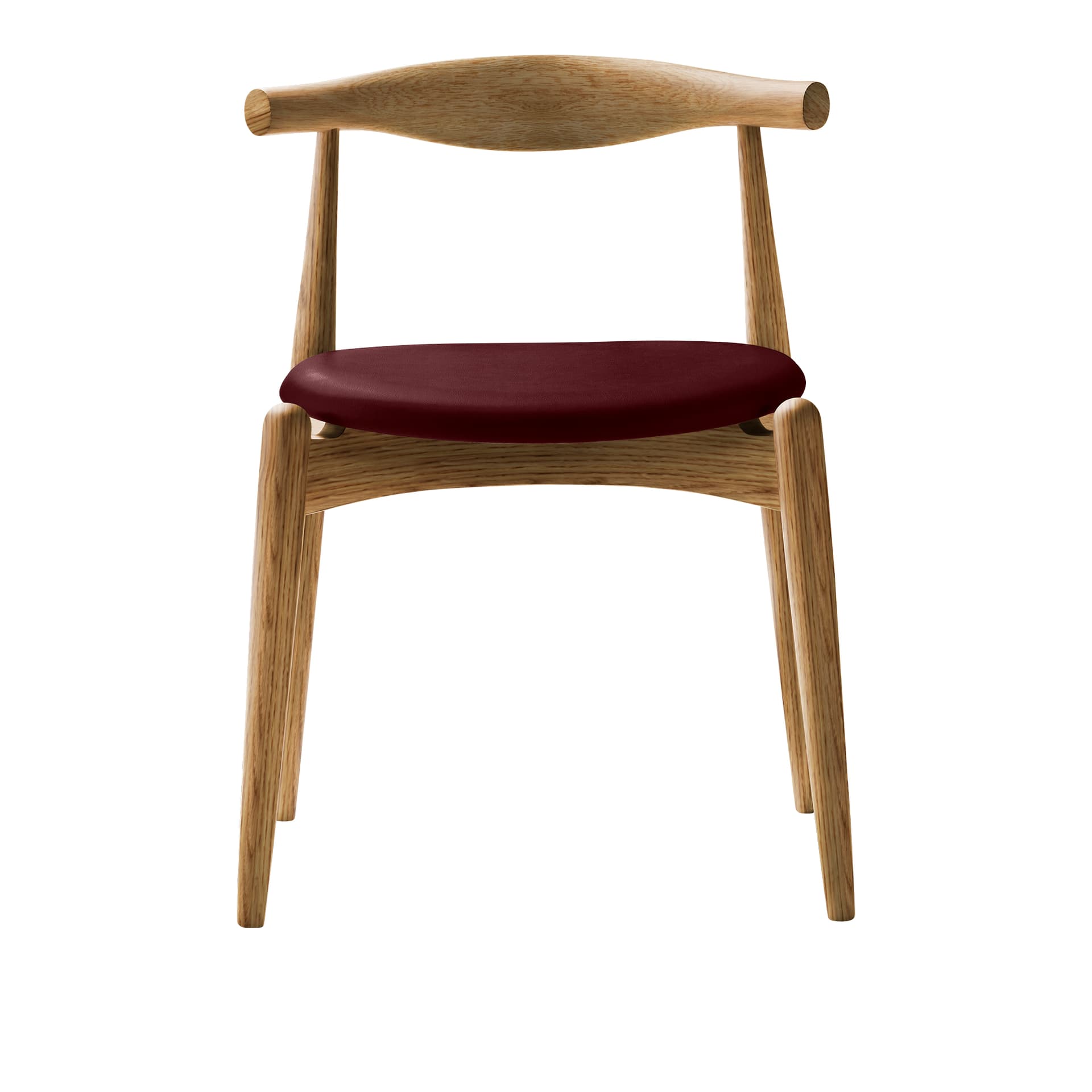 Carl Hansen - CH20, Oljad Ek, Lädergrupp C Sif - 93 - Spisestoler - Hans J. Wegner - Tre farget - Tre