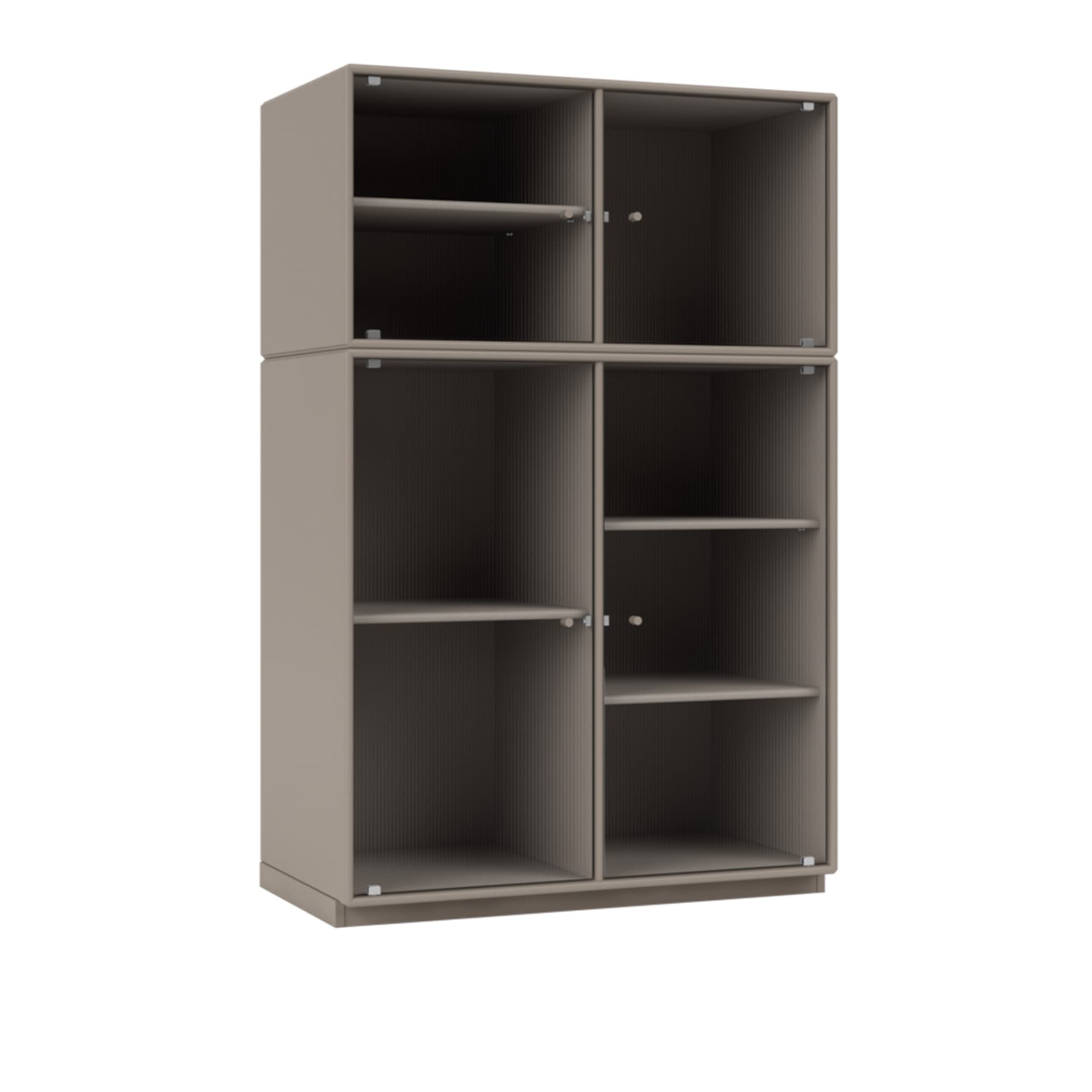 Montana - Ripple Iii – Vitrine Cabinet 141-Truffle 06 Plinth 3 cm - Vitrineskap - Peter J. Lassen - Beige - Tre