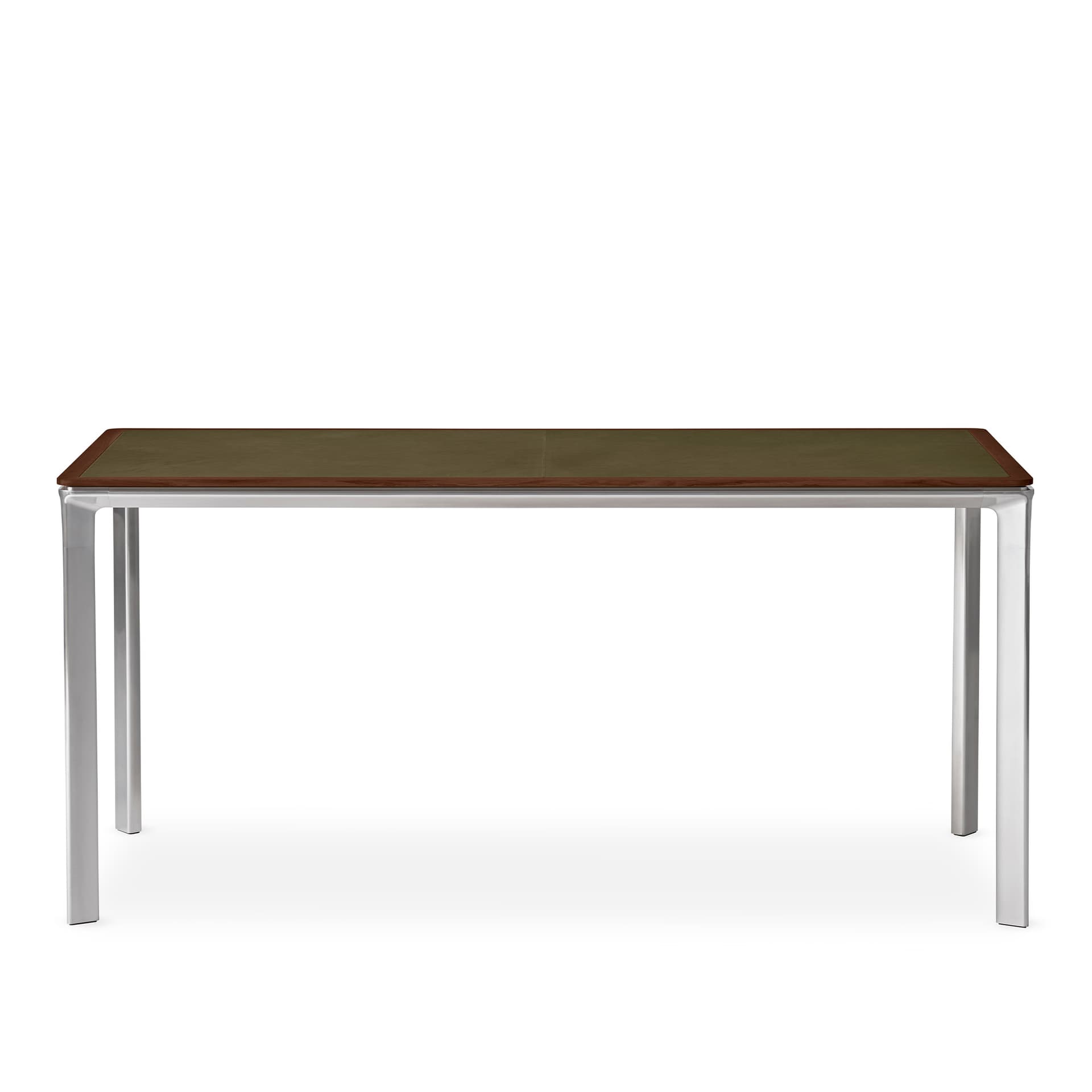 Vipp - Vipp432 Work desk, Bosco leather - Skrivebord - Grønn - Metall