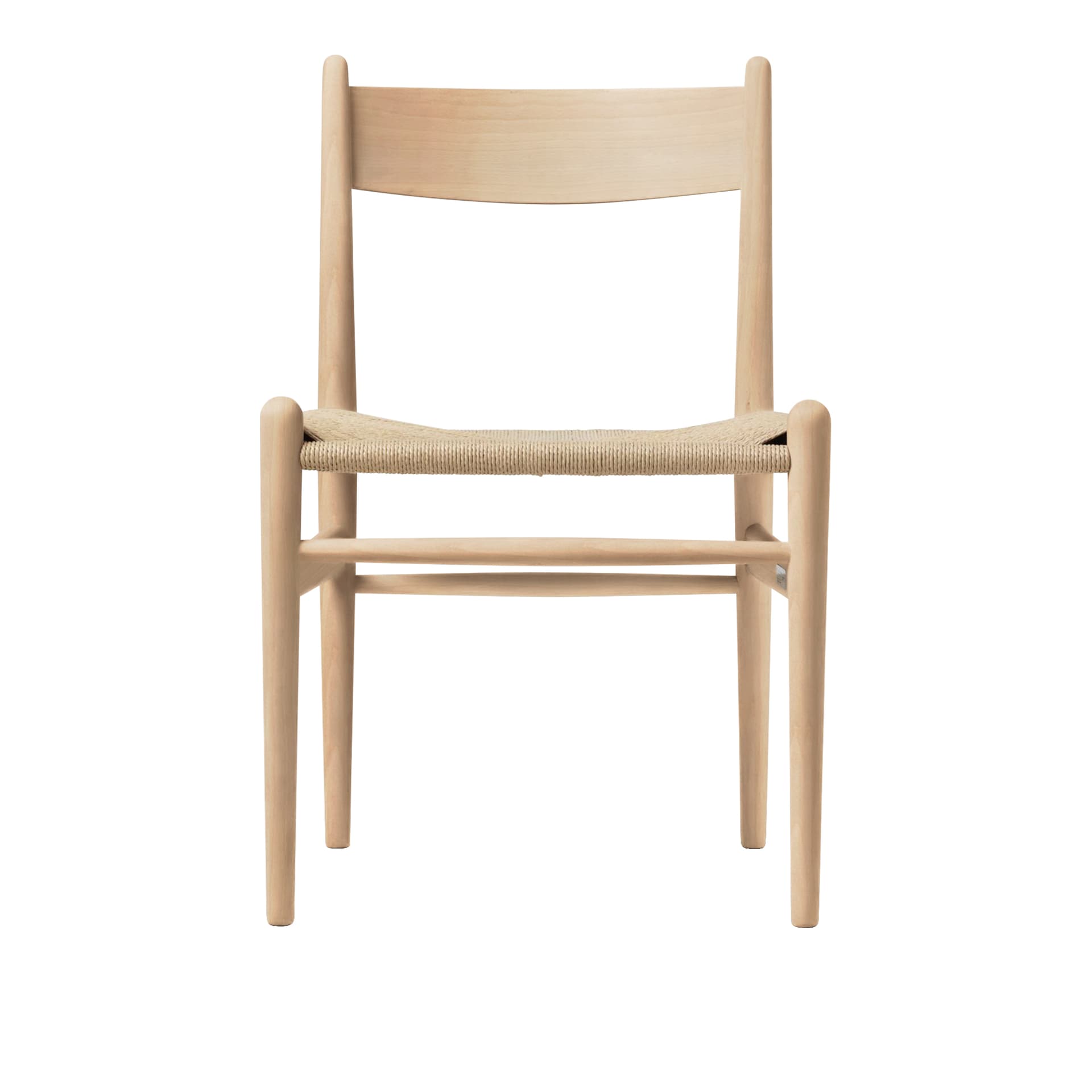 Carl Hansen - CH36, Tvålad Ek, Naturflätat papperssnöre - Spisestoler - Hans J. Wegner - Tre farget - Papir/Tre