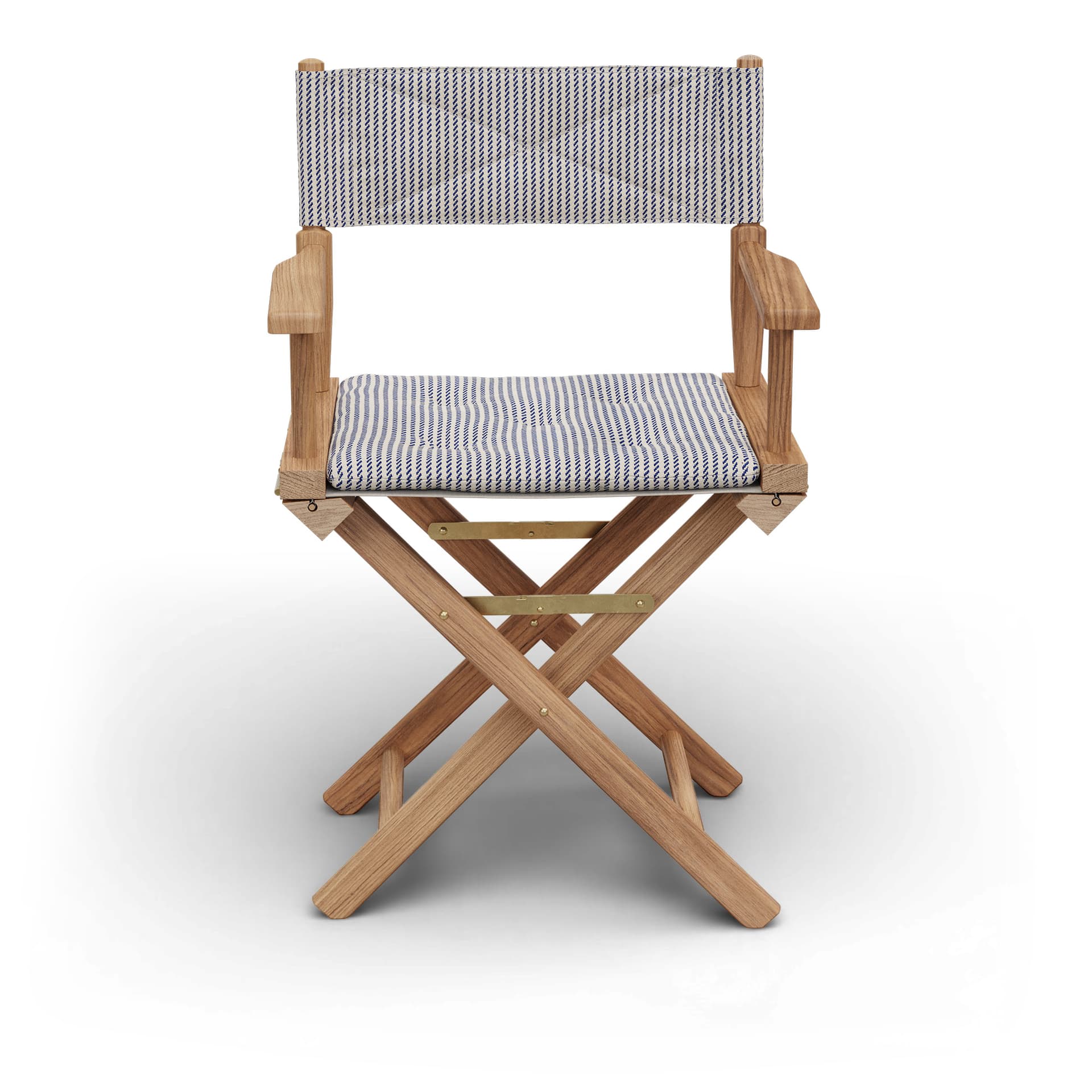Fritz Hansen - Director's Chair Summertime Navy - Utendørs spisebordstoler - Skagerak Design Team - Tre